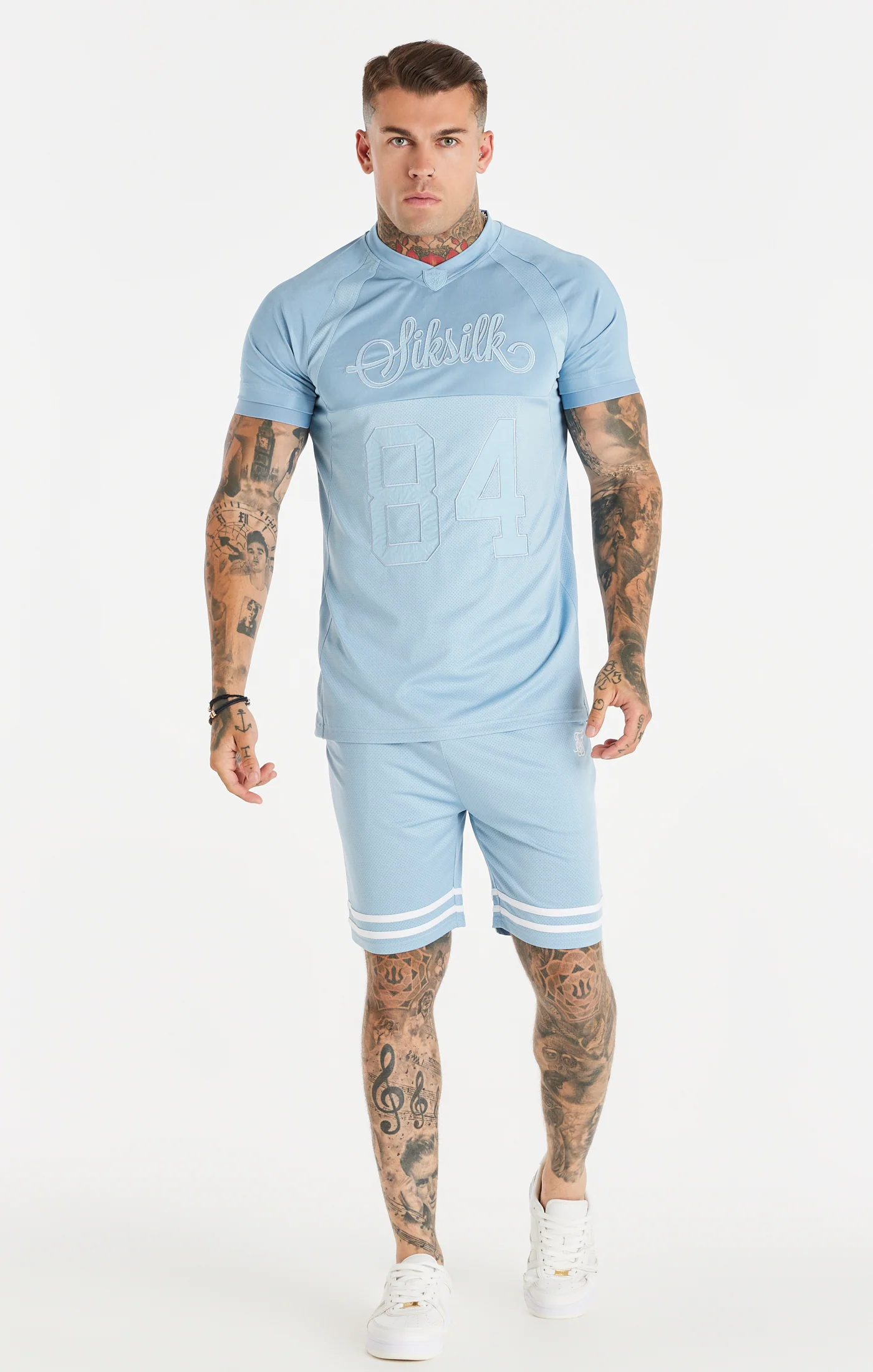 Blue Stretch Sports T-Shirt - Image 3