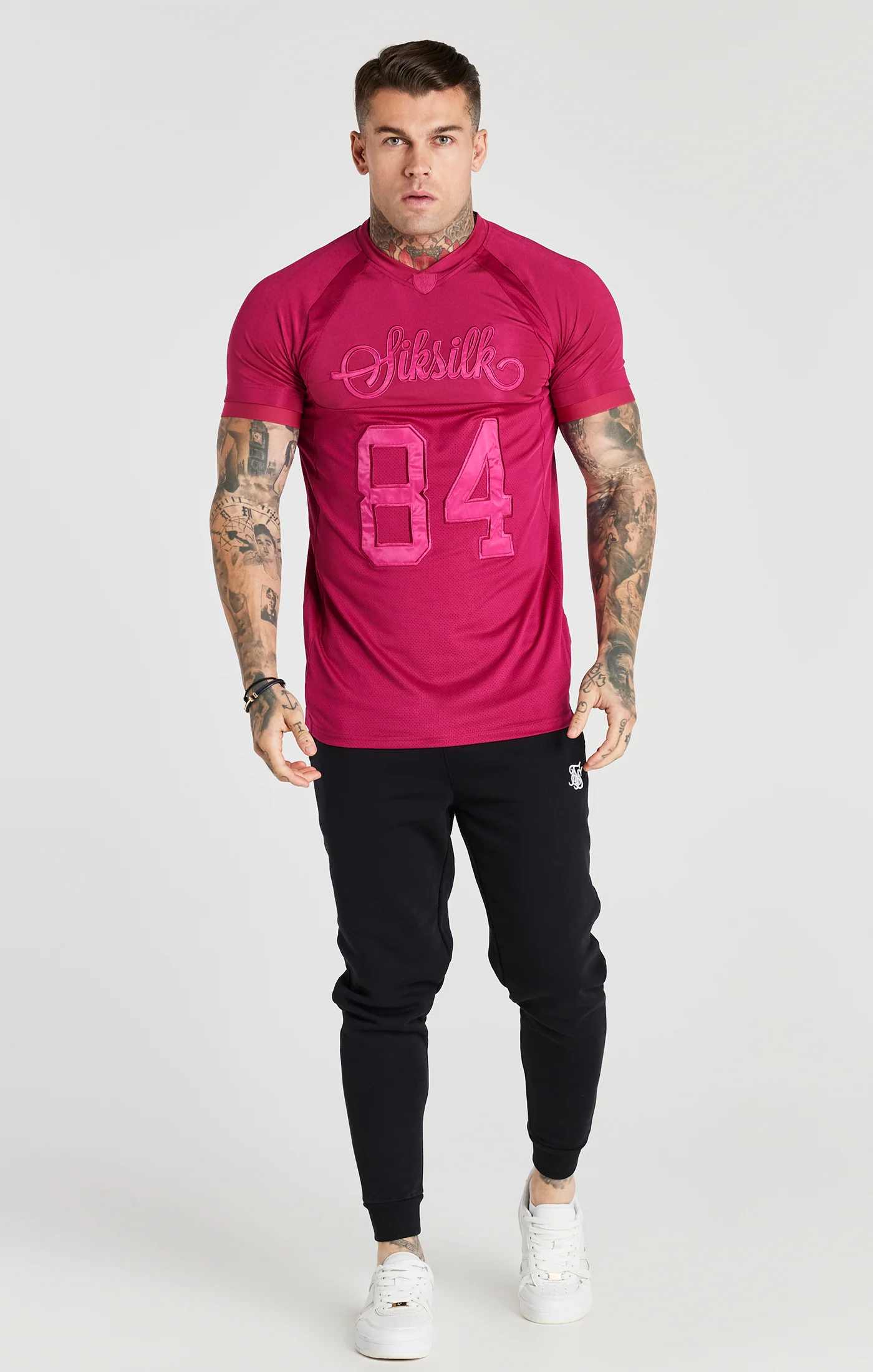 Pink Stretch Sports T-Shirt - Image 2