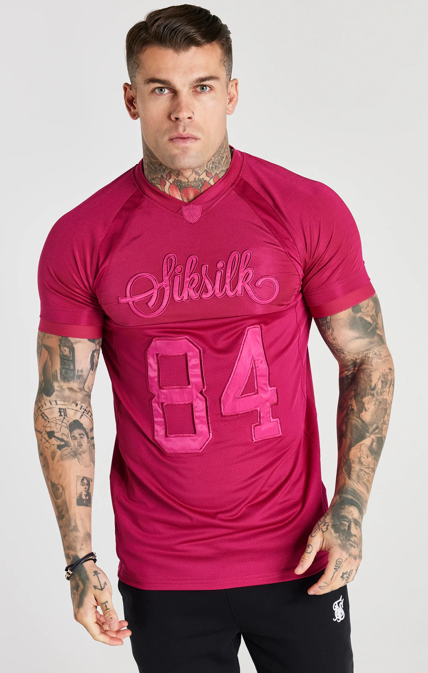 Pink Stretch Sports T-Shirt - Image 5