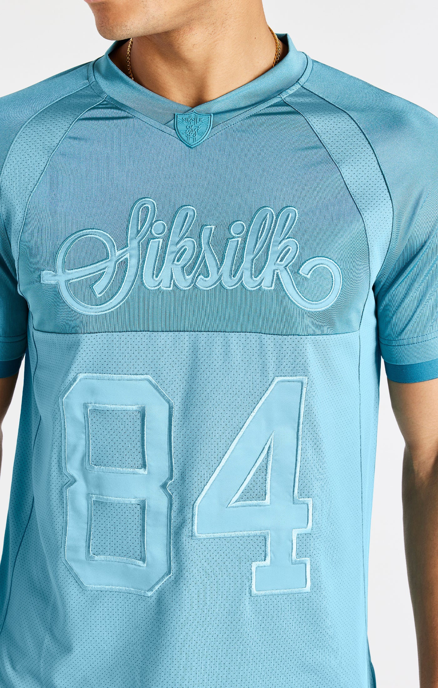 Teal Stretch Sports T-Shirt - Image 2