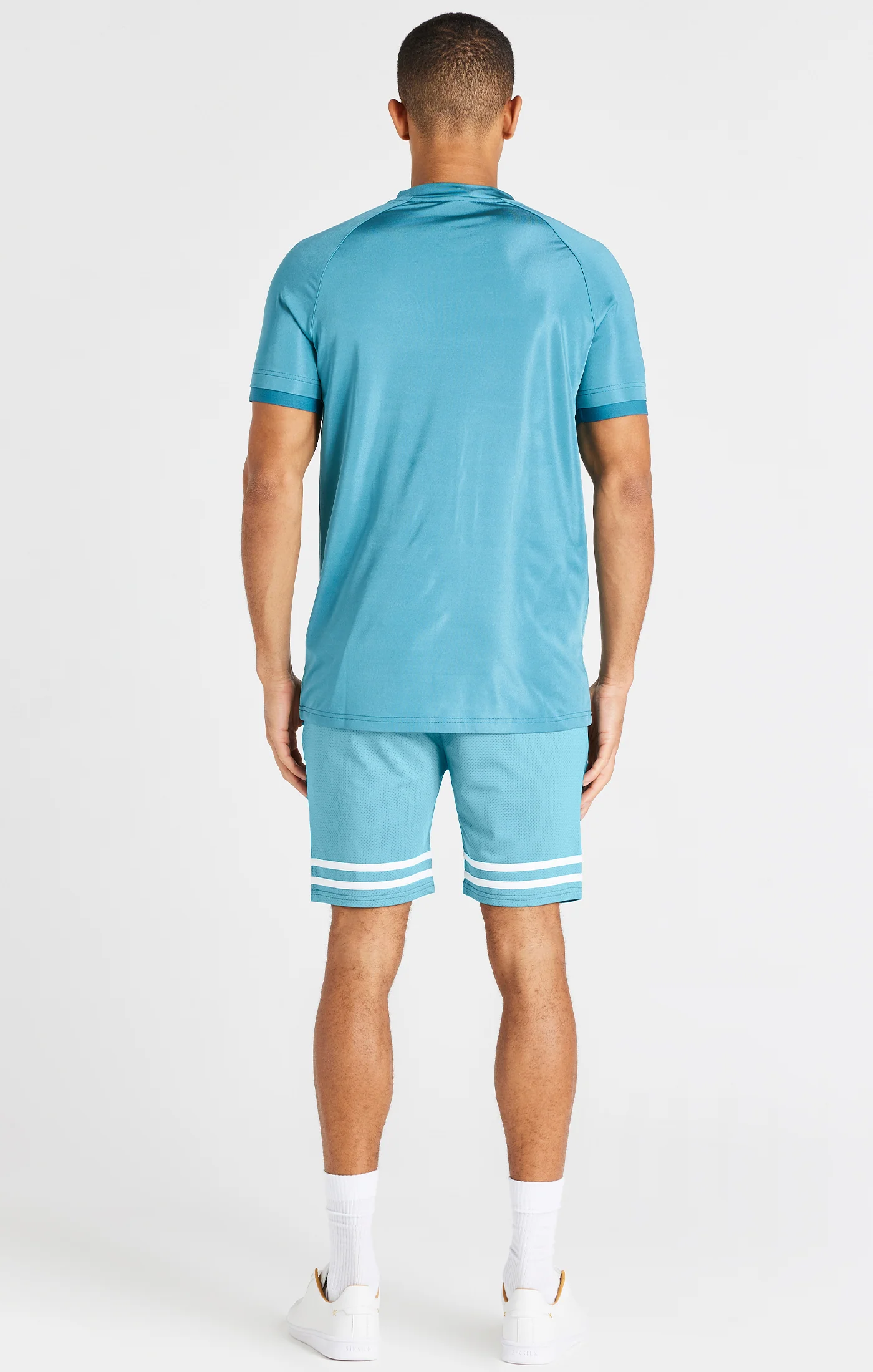 Teal Stretch Sports T-Shirt - Image 3