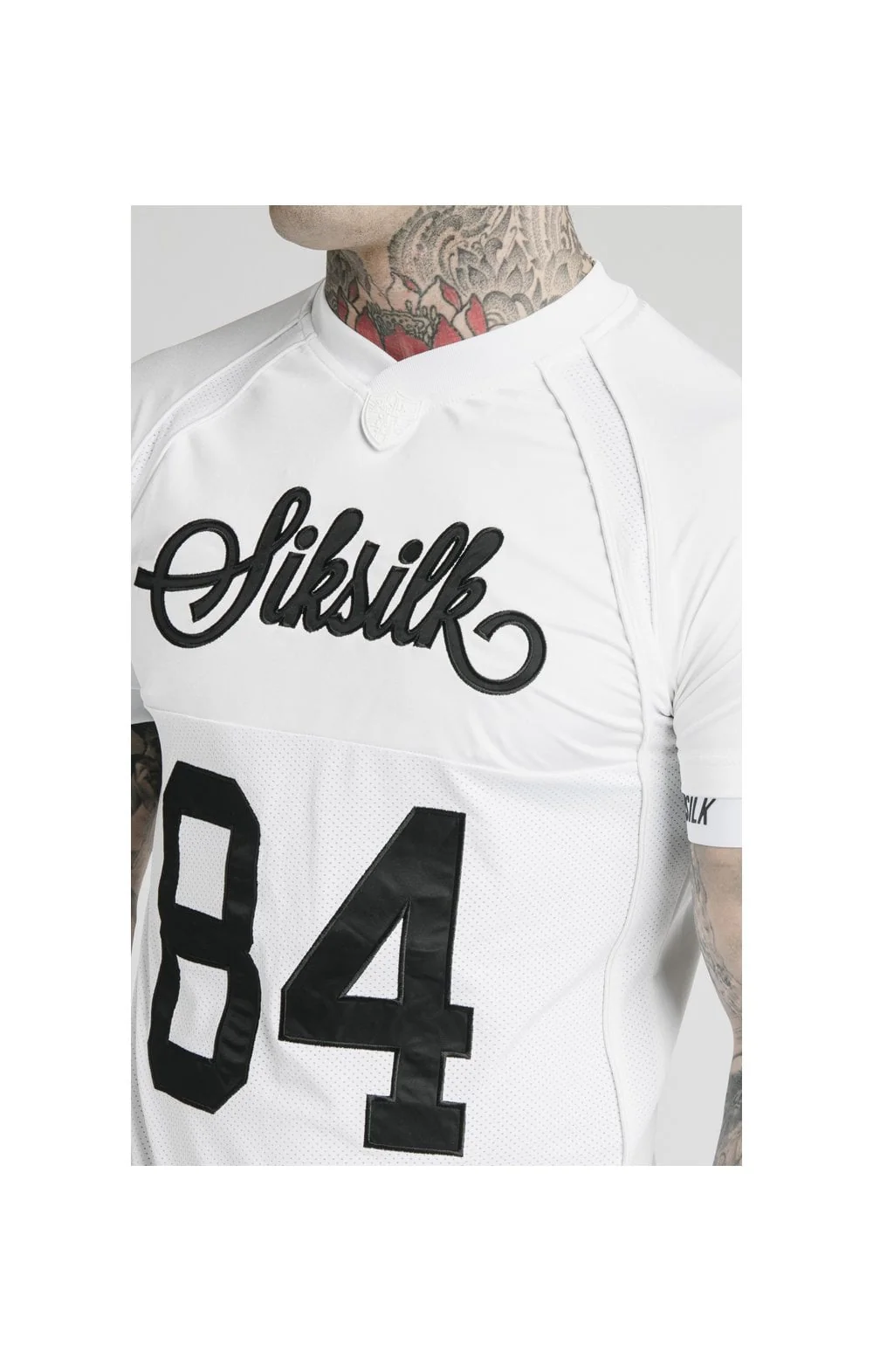 SikSilk Stretch Tee - White - Image 2