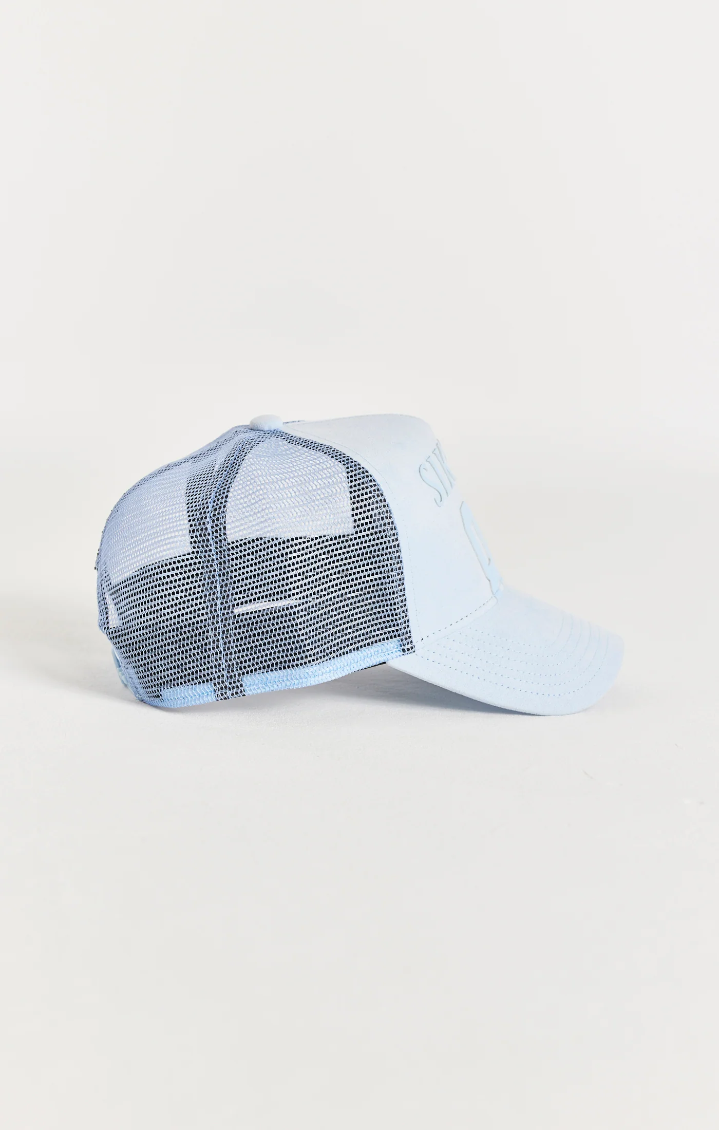Blue Sueded Mesh 89 Trucker Cap - Image 3