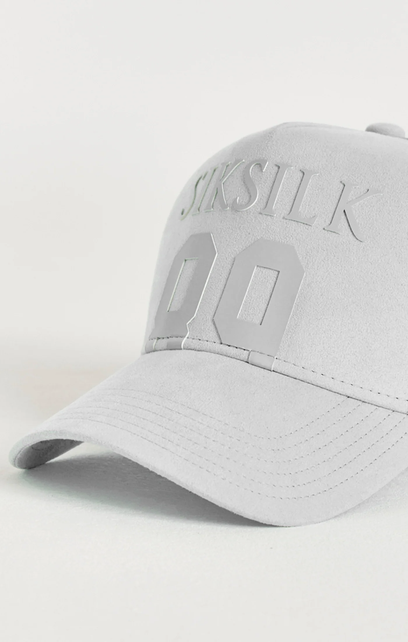 Grey Sueded Mesh 89 Trucker Cap - Image 2