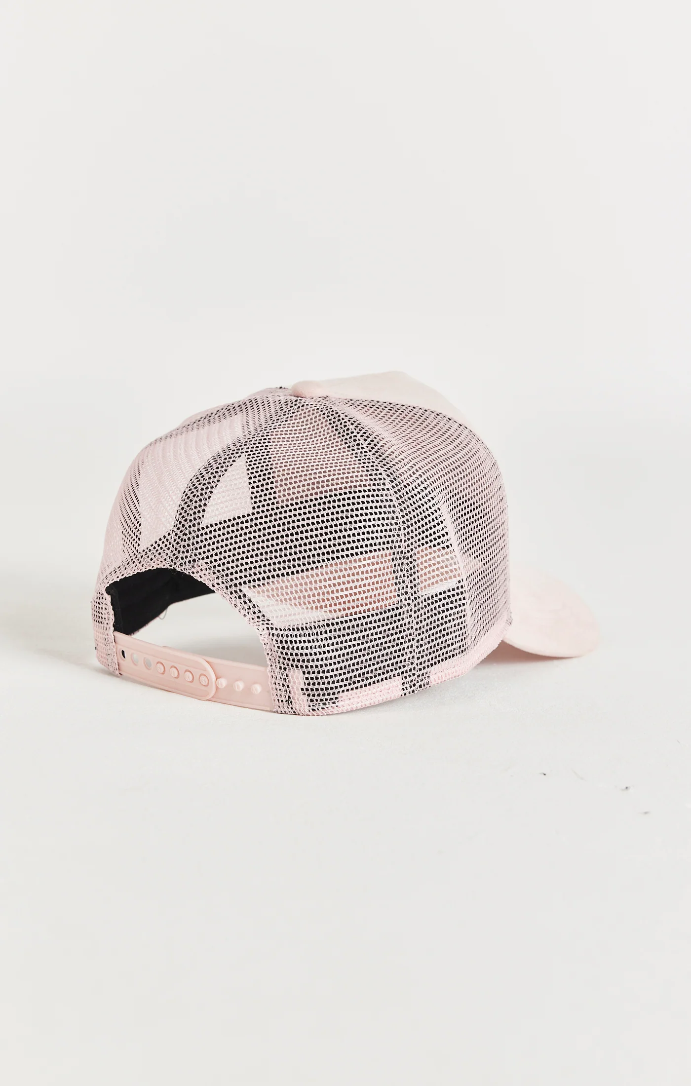 Pink Sueded Mesh 89 Trucker Cap - Image 4