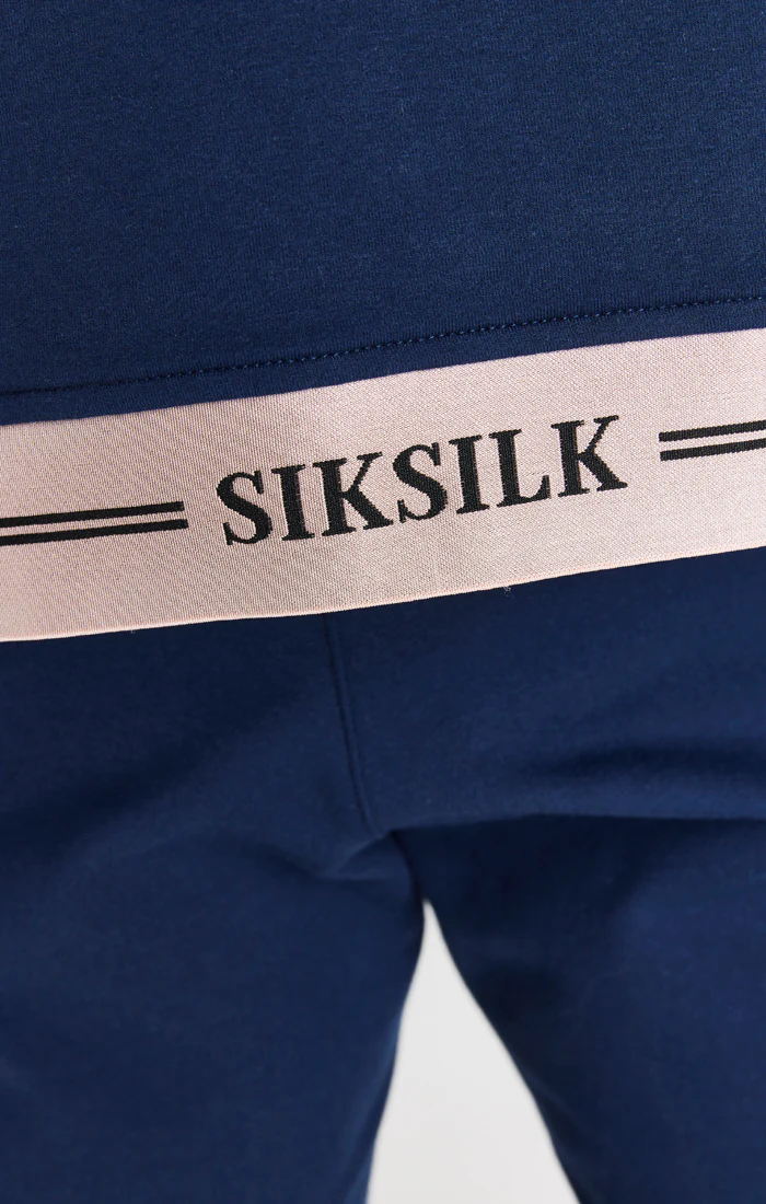 Navy Supremacy Funnel Neck Zip Through - Image 4
