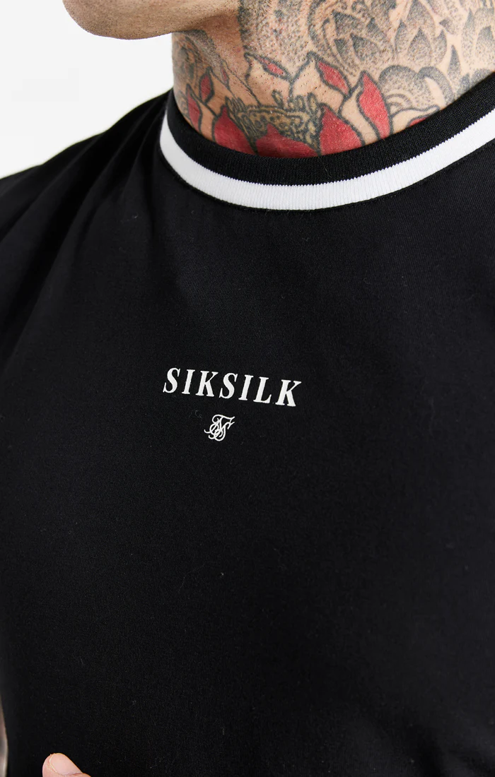 Black Muscle Fit T-Shirt - Image 2
