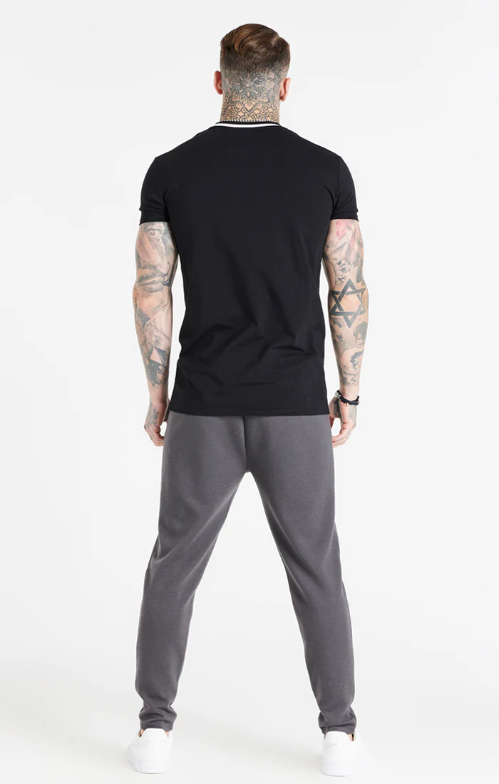 Black Muscle Fit T-Shirt - Image 5