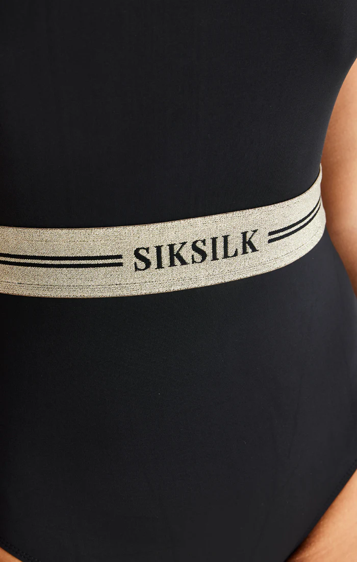 SikSilk Supremacy Swimsuit - Black - Image 2