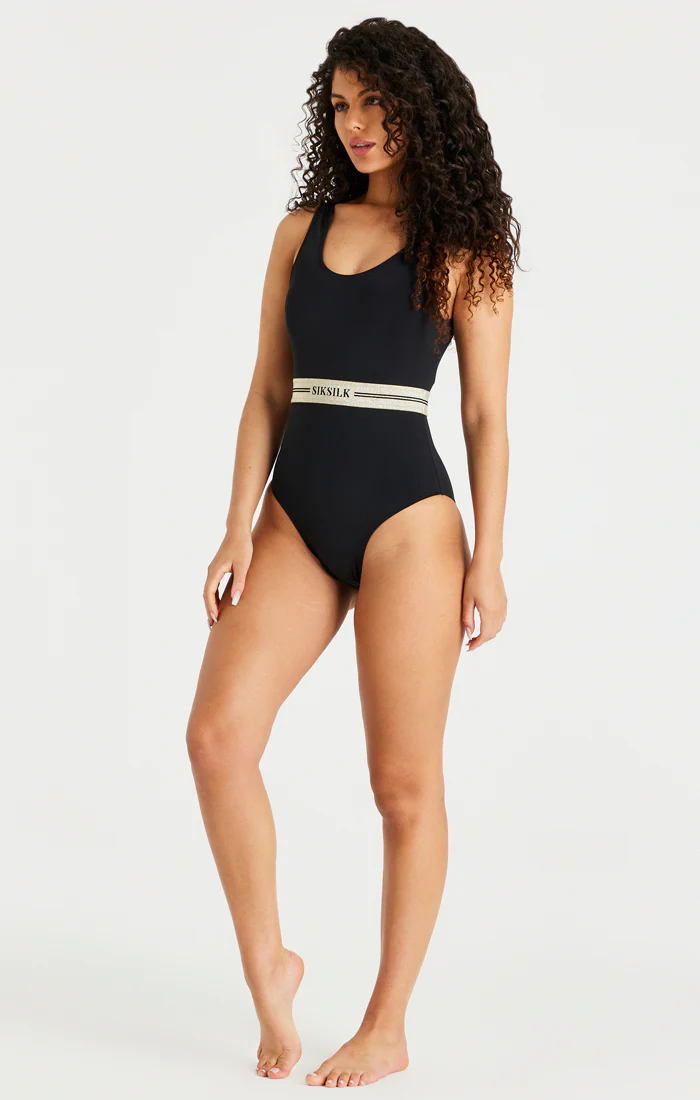 SikSilk Supremacy Swimsuit - Black - Image 4