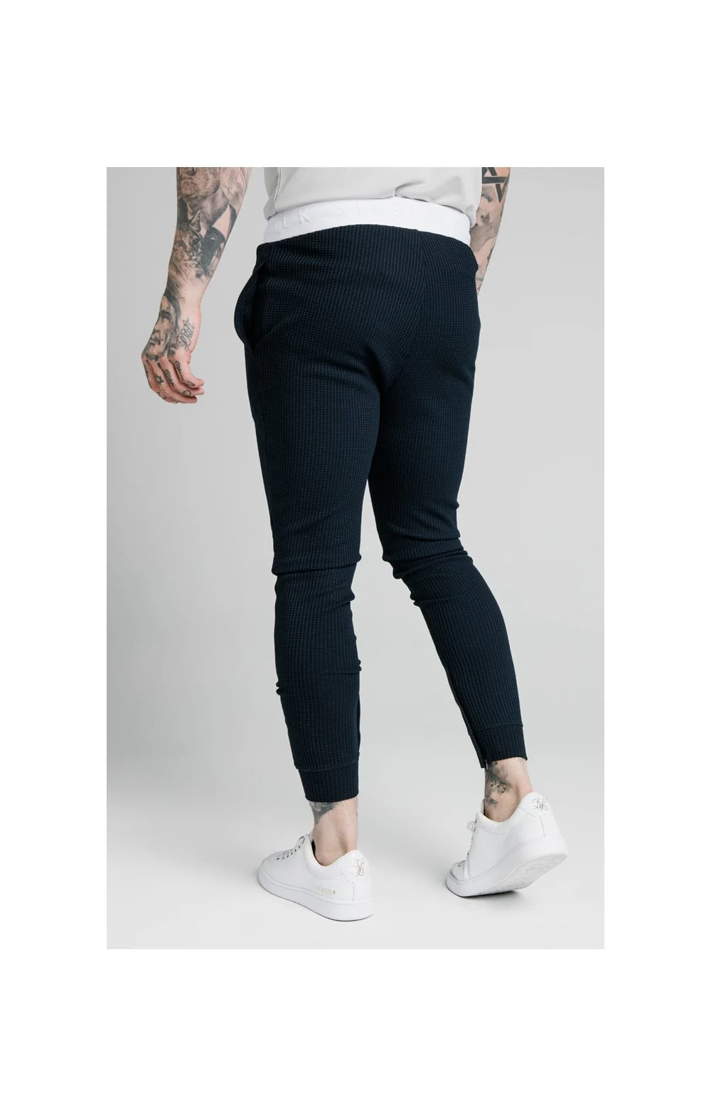 SikSilk Surface Track Pants - Navy - Image 2