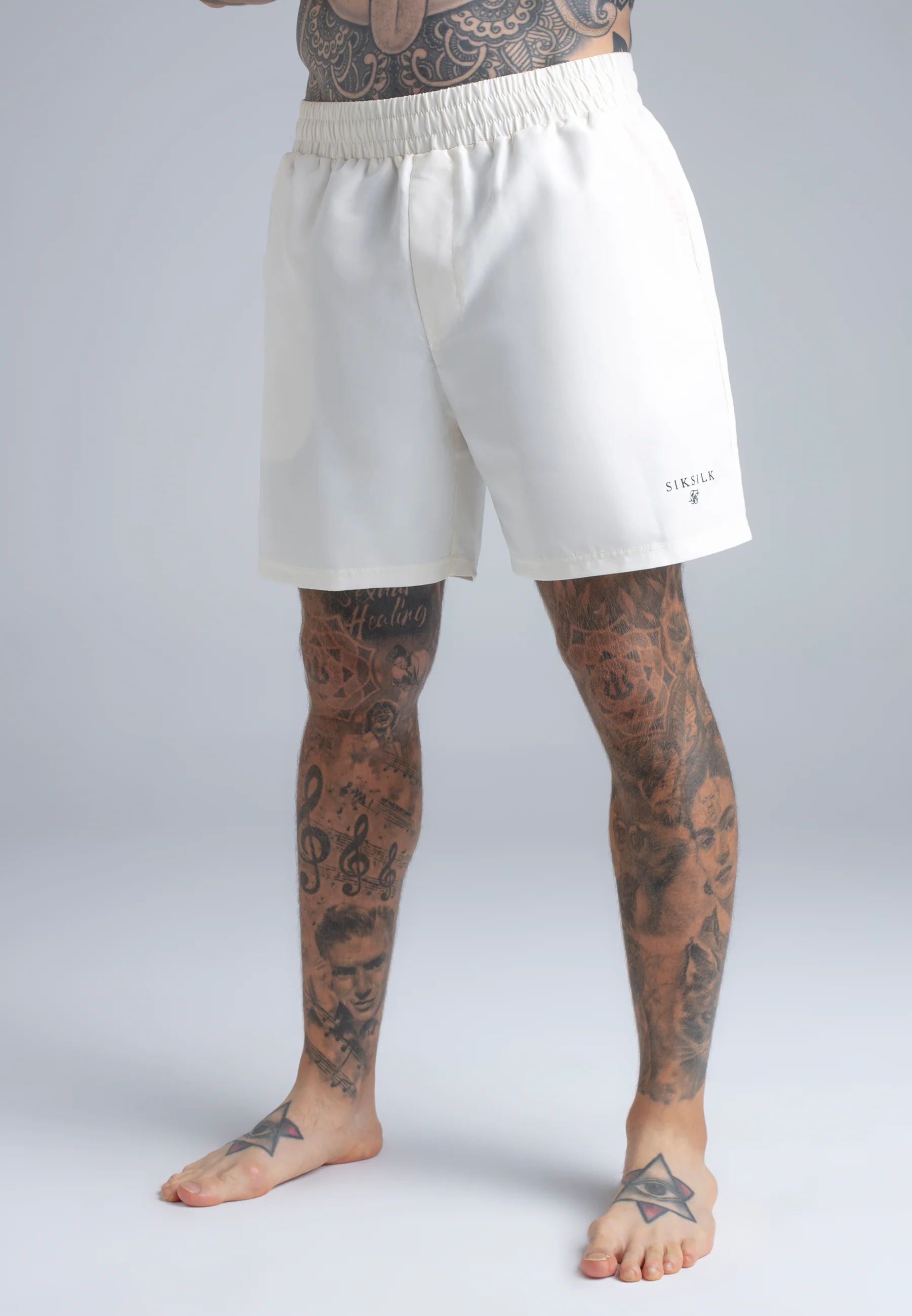 Ecru Swim Shorts