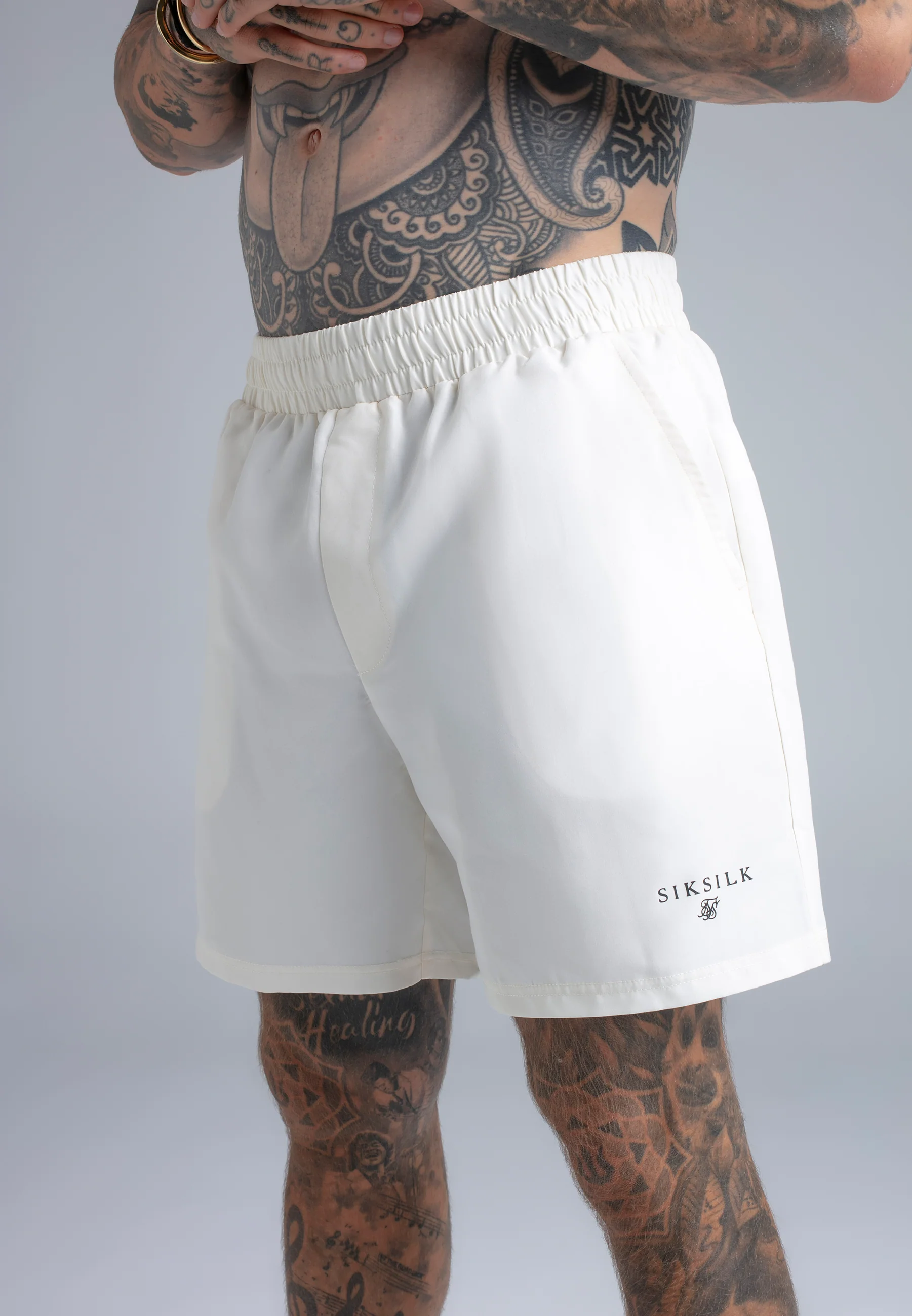 Ecru Swim Shorts - Image 2