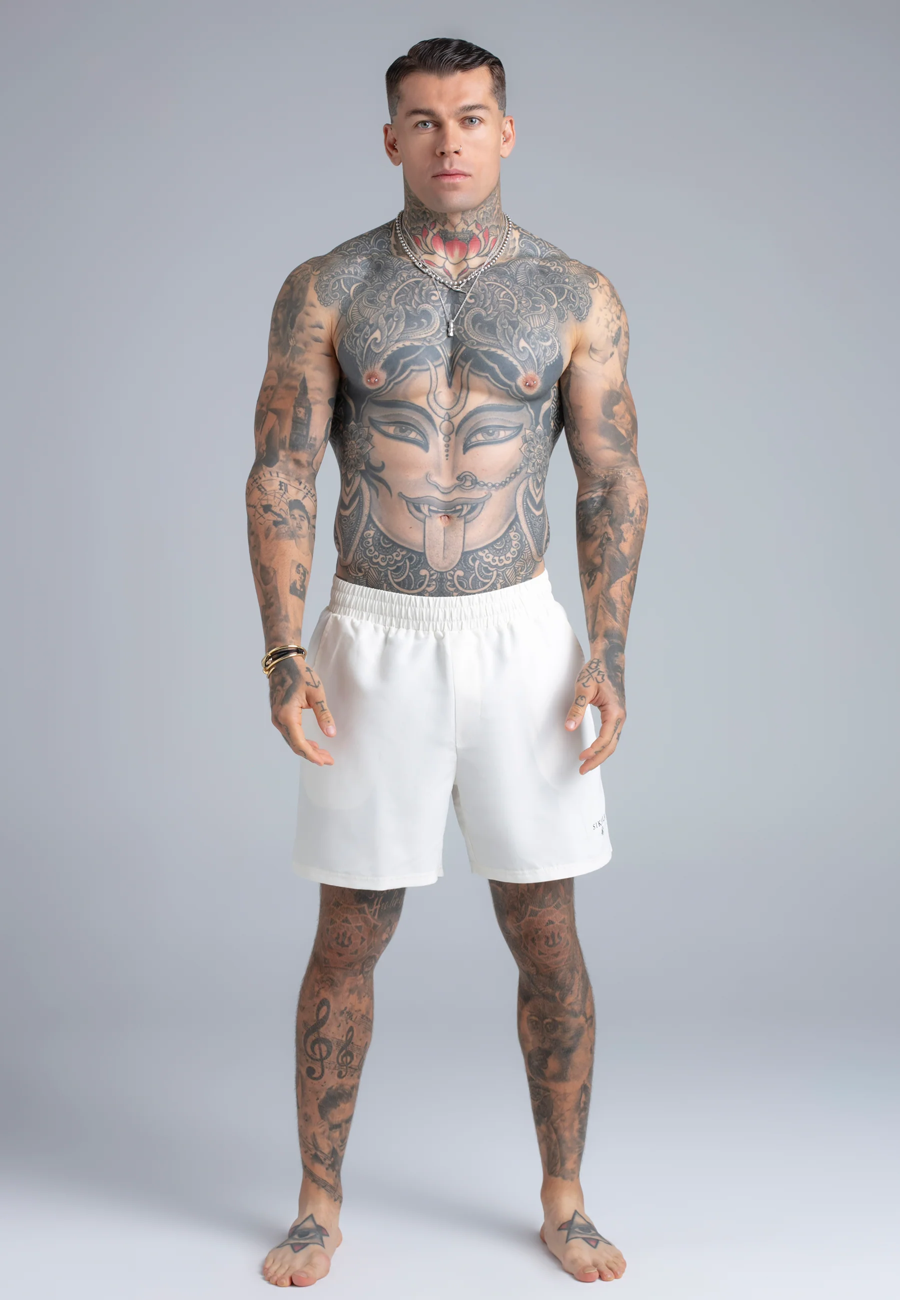 Ecru Swim Shorts - Image 3