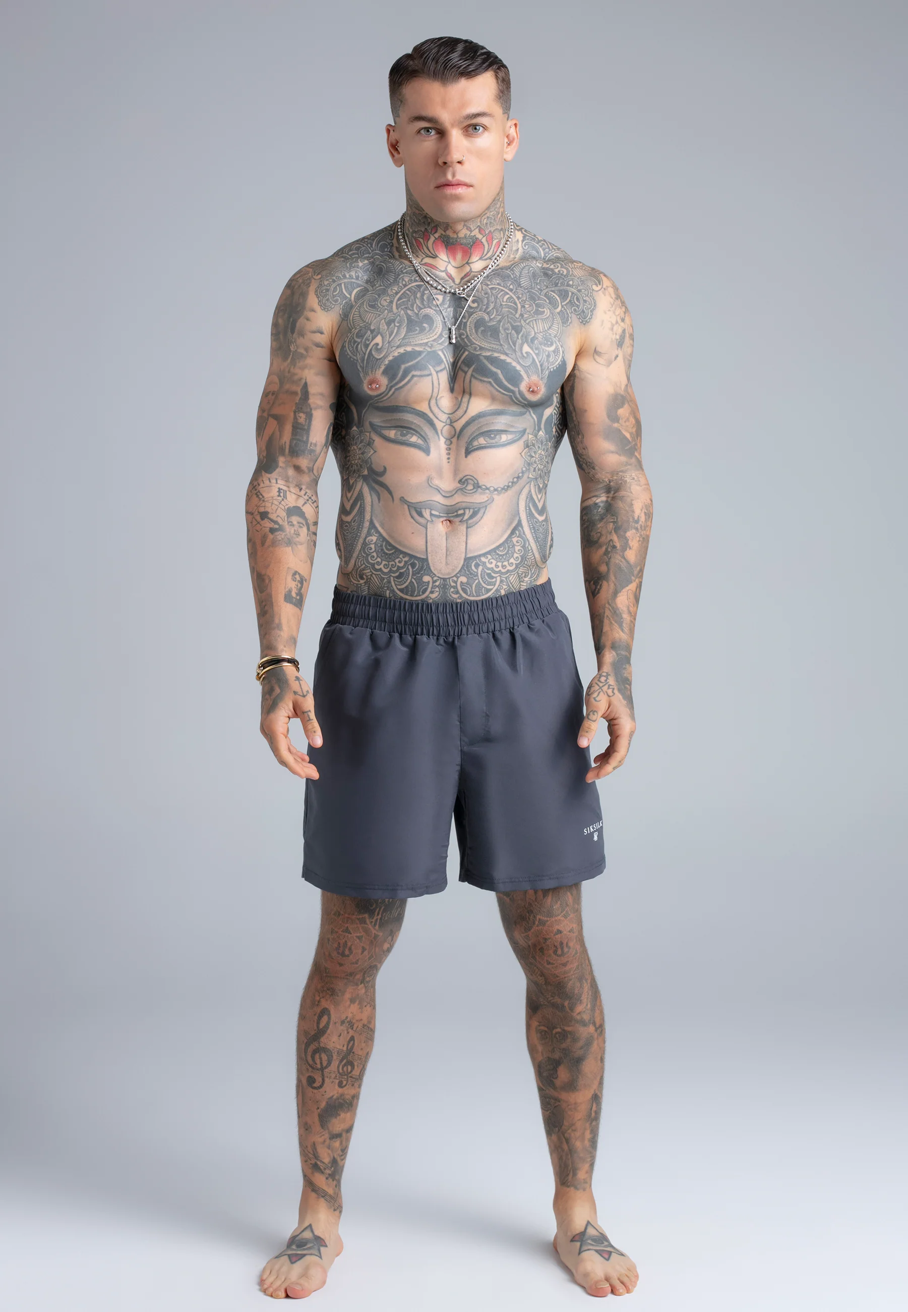 Grey Swim Shorts - Image 3