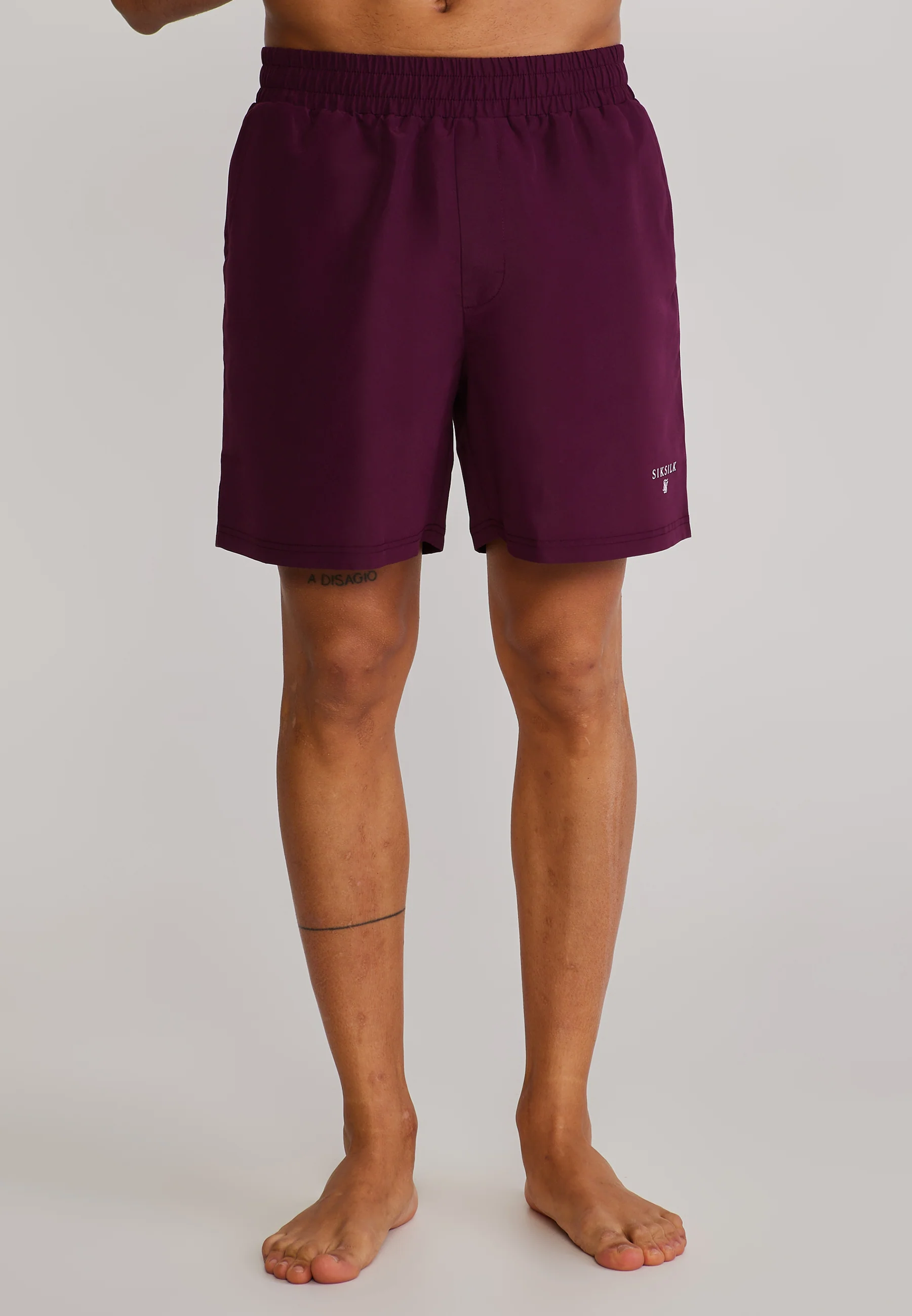 Burgundy Swim Shorts - Image 3