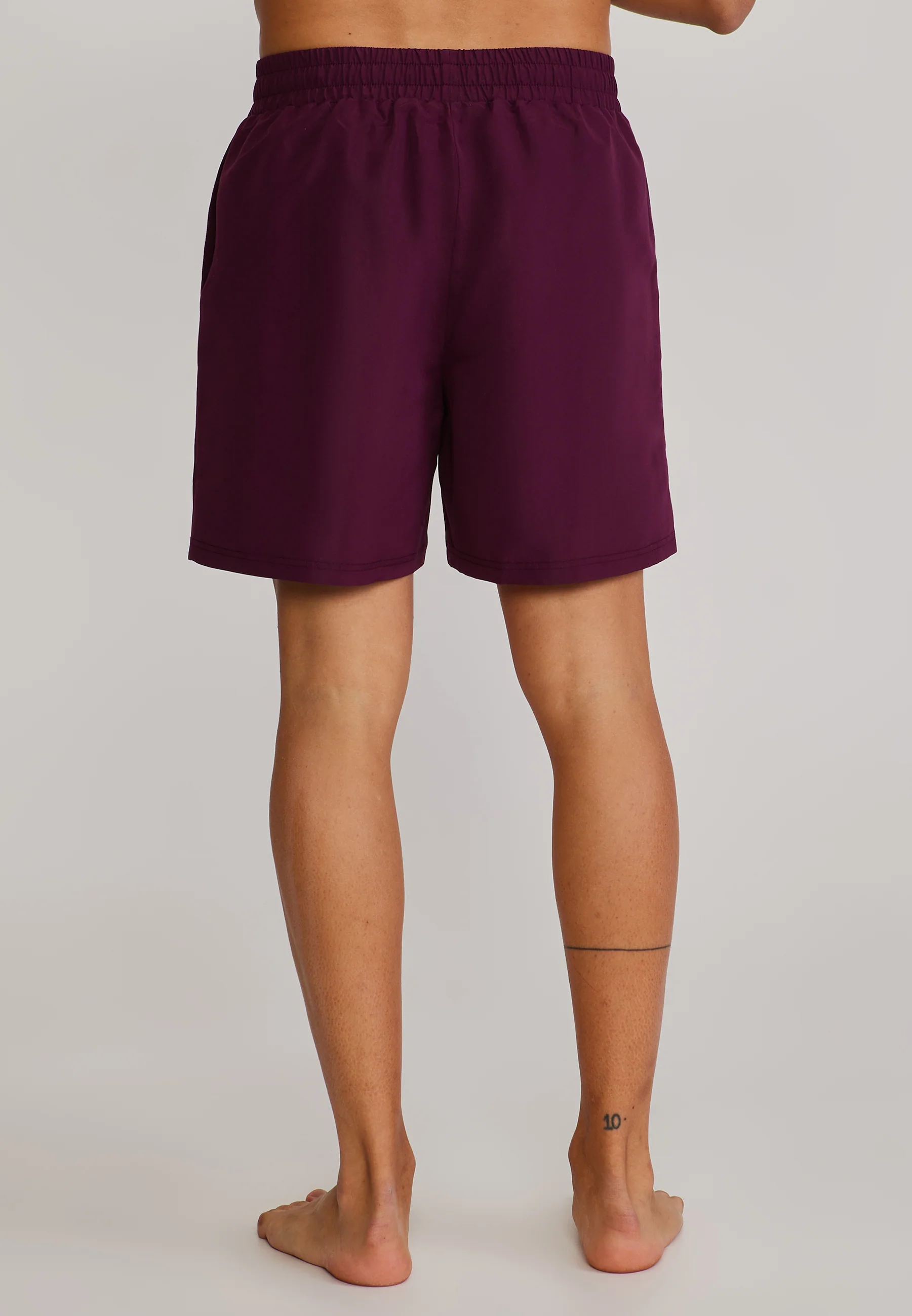 Burgundy Swim Shorts - Image 5