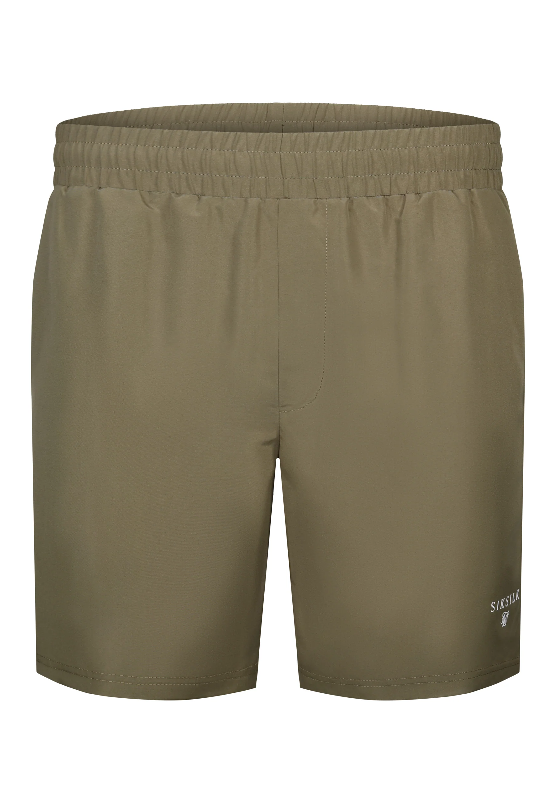 Khaki Green Swim Shorts - Image 6