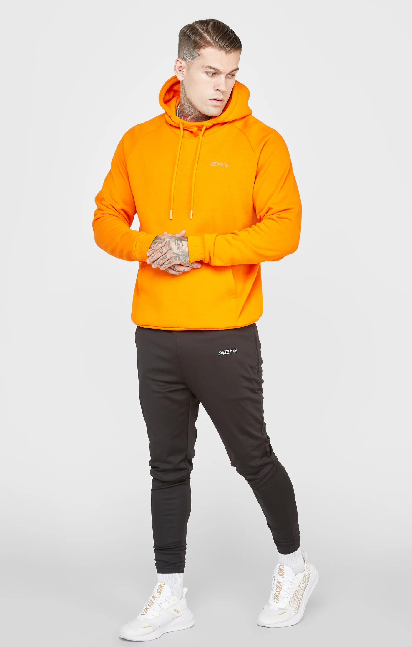 Orange Sports Hoodie - Image 3