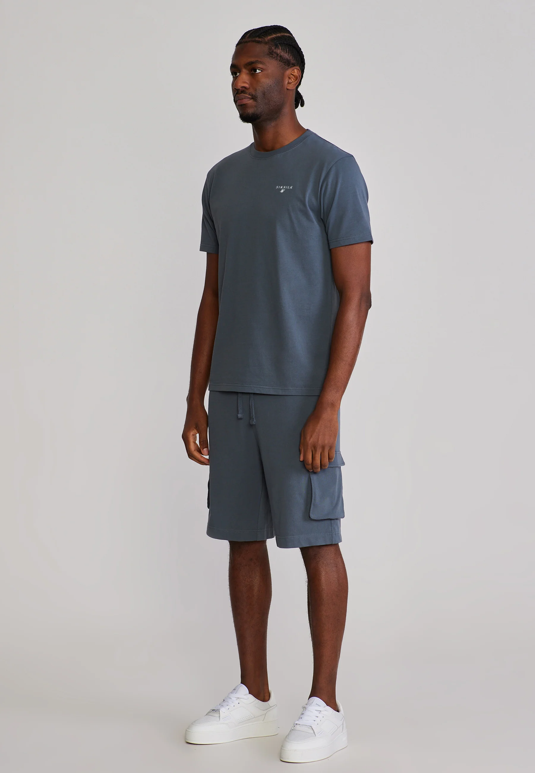 Grey T-Shirt and Shorts Set - Image 4