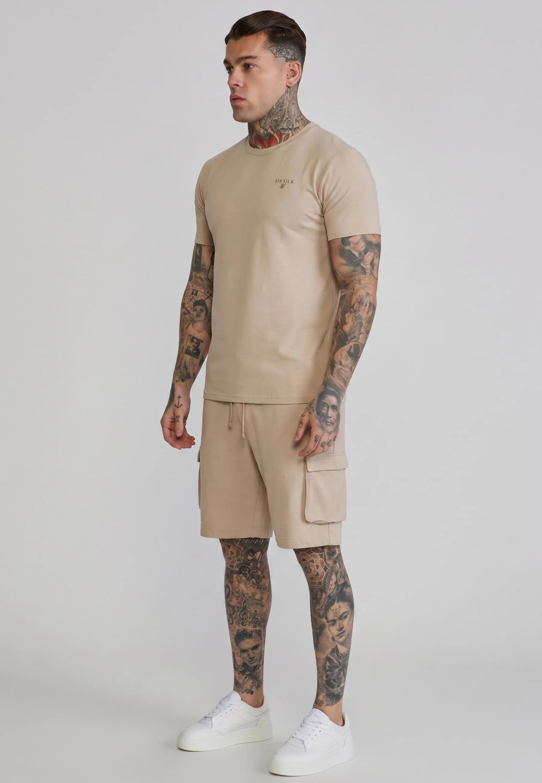 Beige T-Shirt and Shorts Set - Image 4