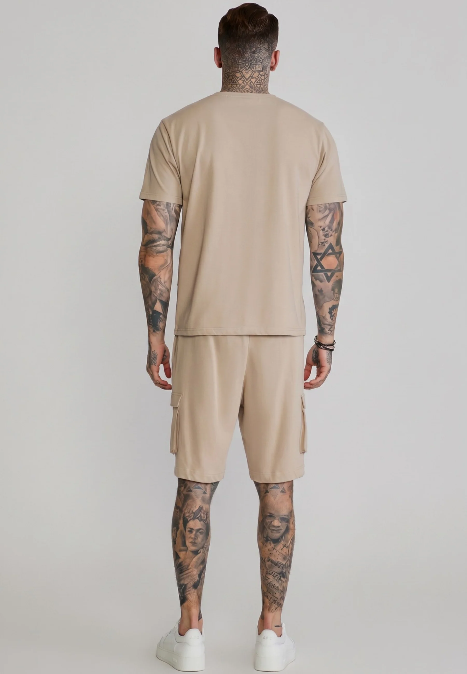 Beige T-Shirt and Shorts Set - Image 5