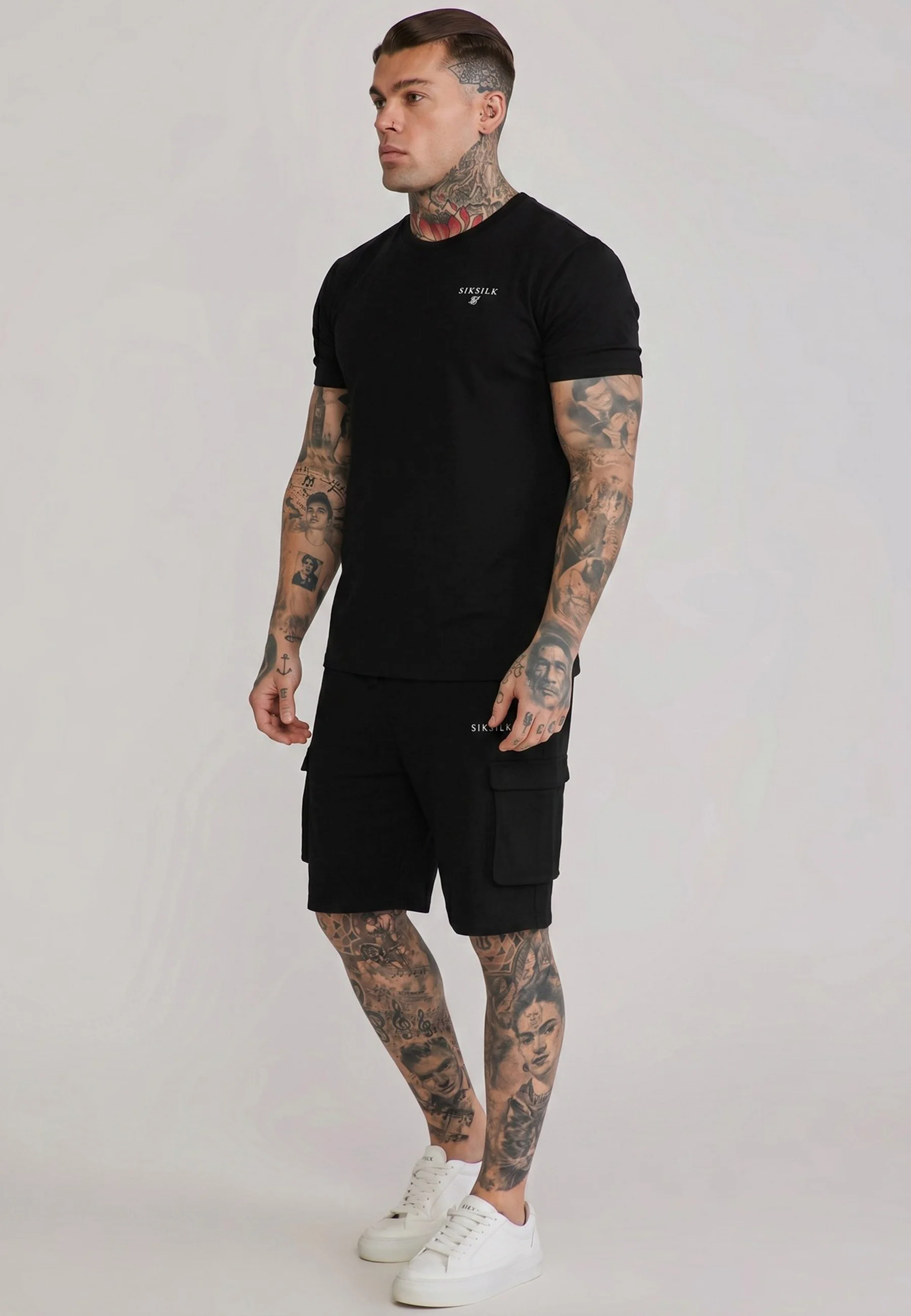 Black T-Shirt and Shorts Set - Image 5