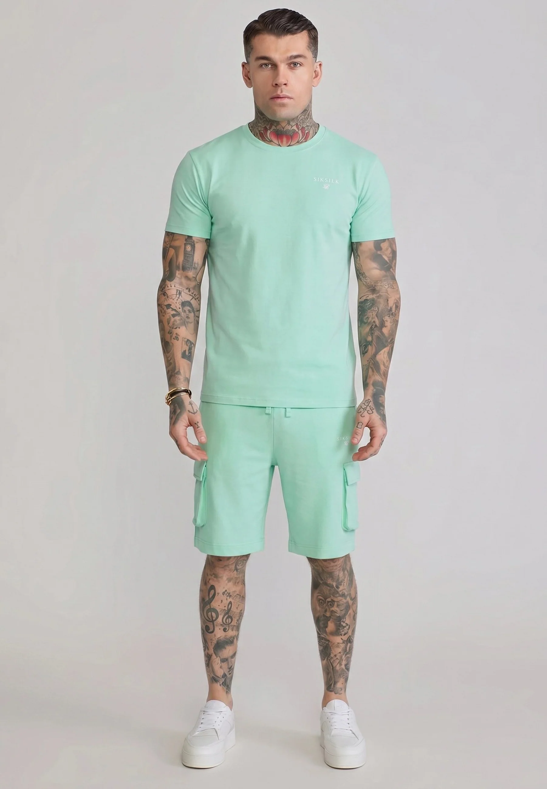 Green T-Shirt and Shorts Set - Image 2