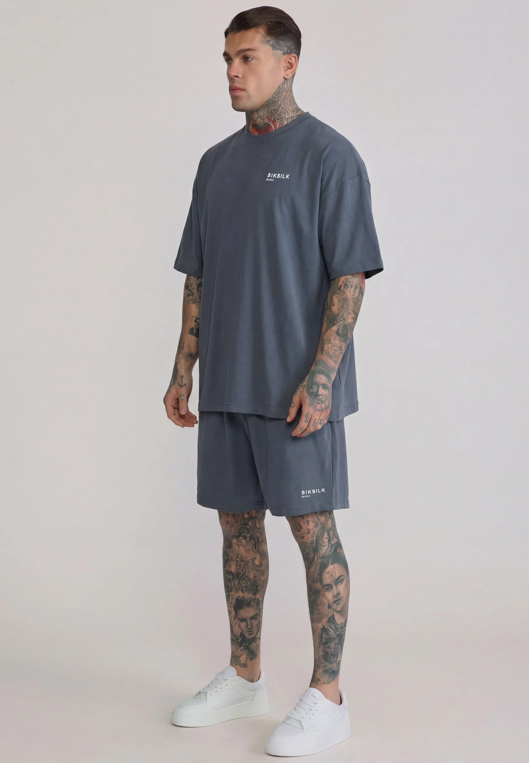 Grey T-Shirt and Shorts Set - Image 5
