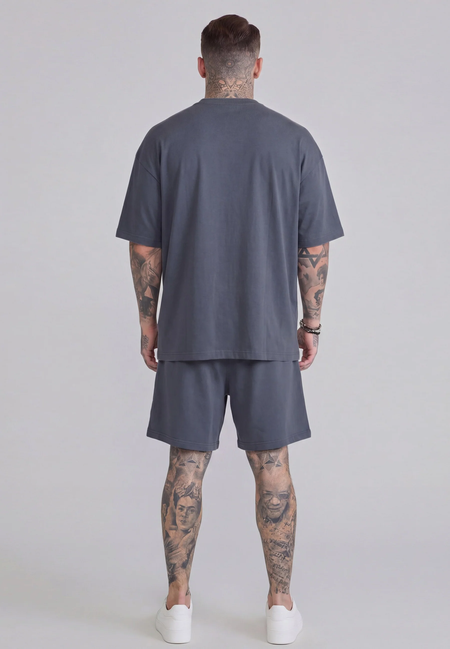 Grey T-Shirt and Shorts Set - Image 6
