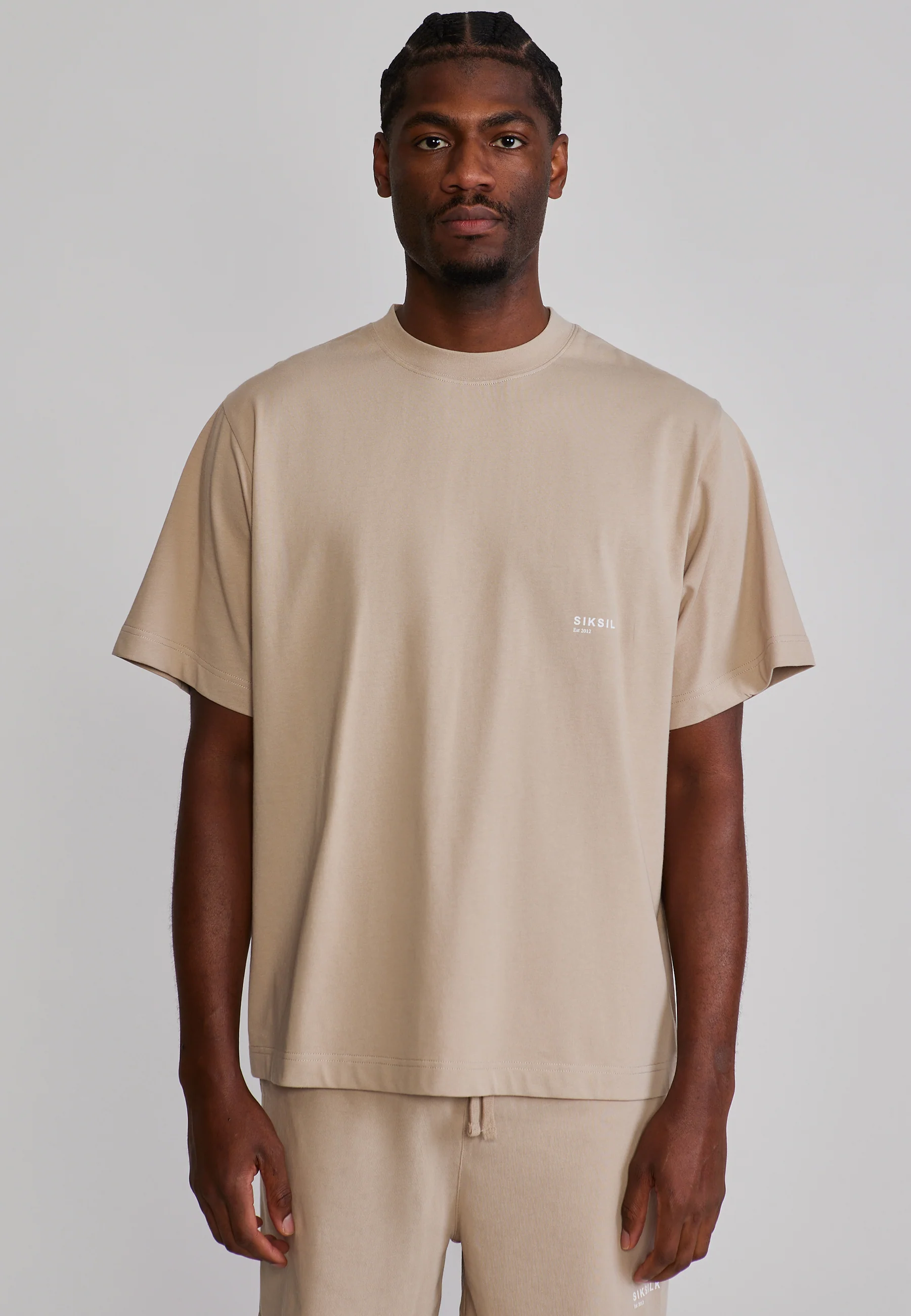 Beige T-Shirt and Shorts Set - Image 2