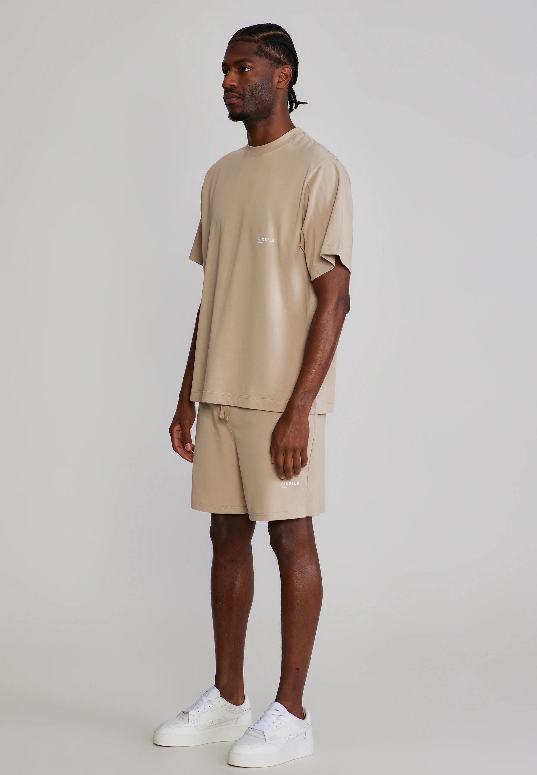 Beige T-Shirt and Shorts Set - Image 4