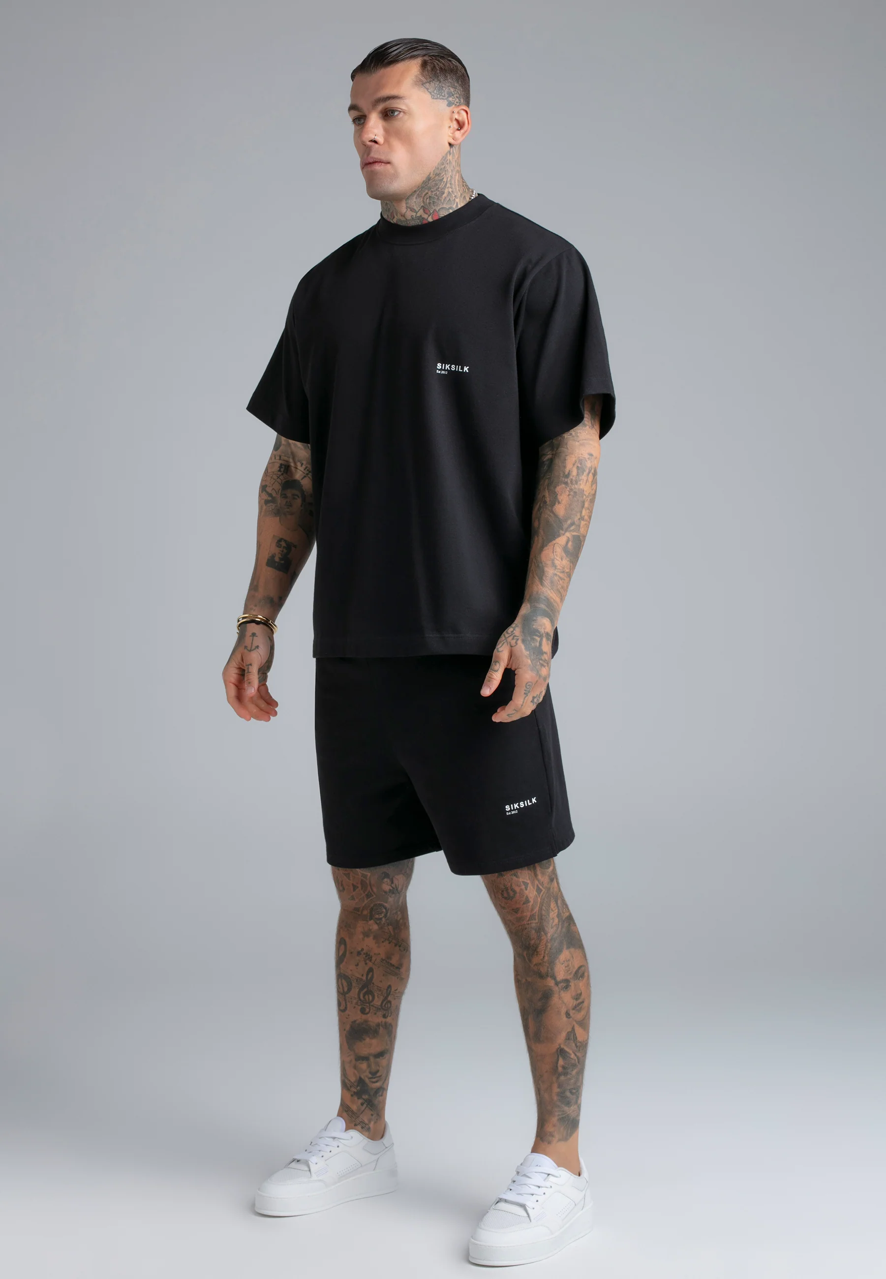 Black T-Shirt and Shorts Set - Image 4