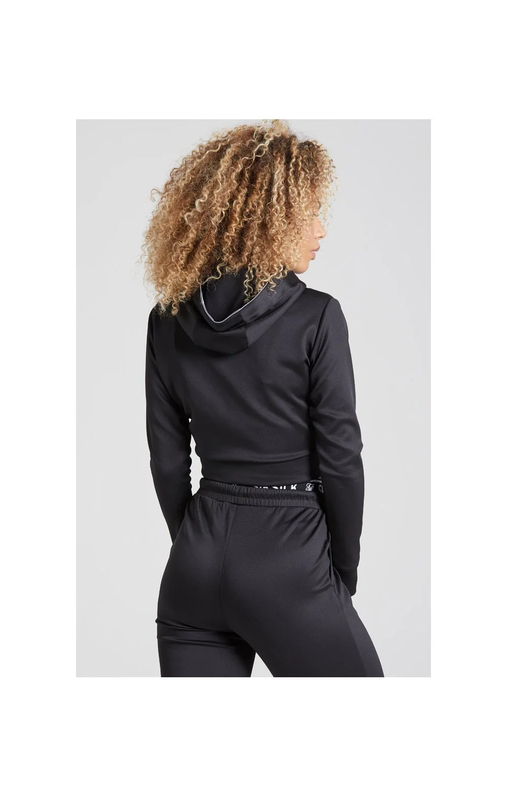SikSilk Tape 1/4 Zip Track Top - Black - Image 6