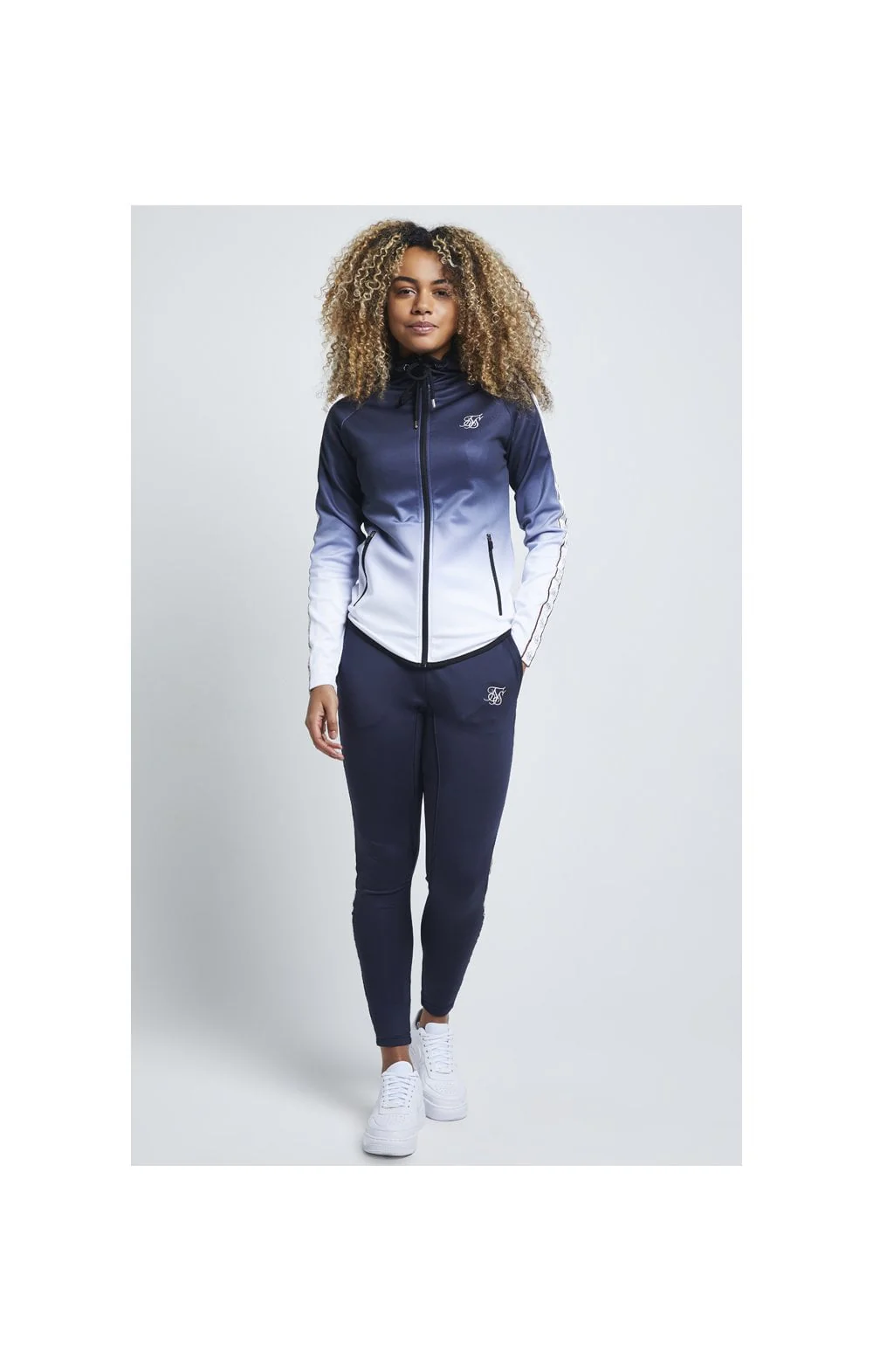 SikSilk Tape Athlete Track Pants - Ebony - Image 2