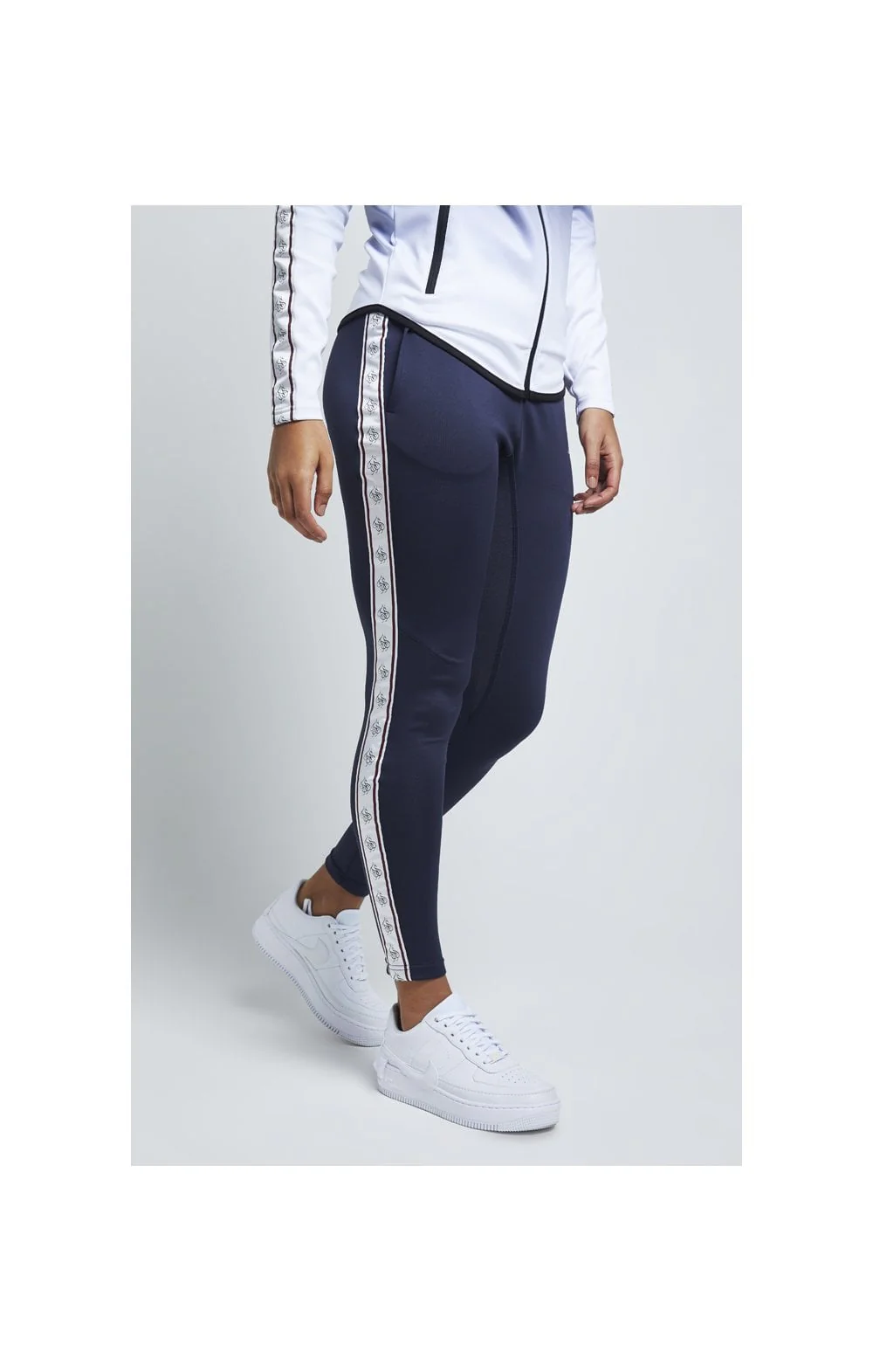 SikSilk Tape Athlete Track Pants - Ebony - Image 4