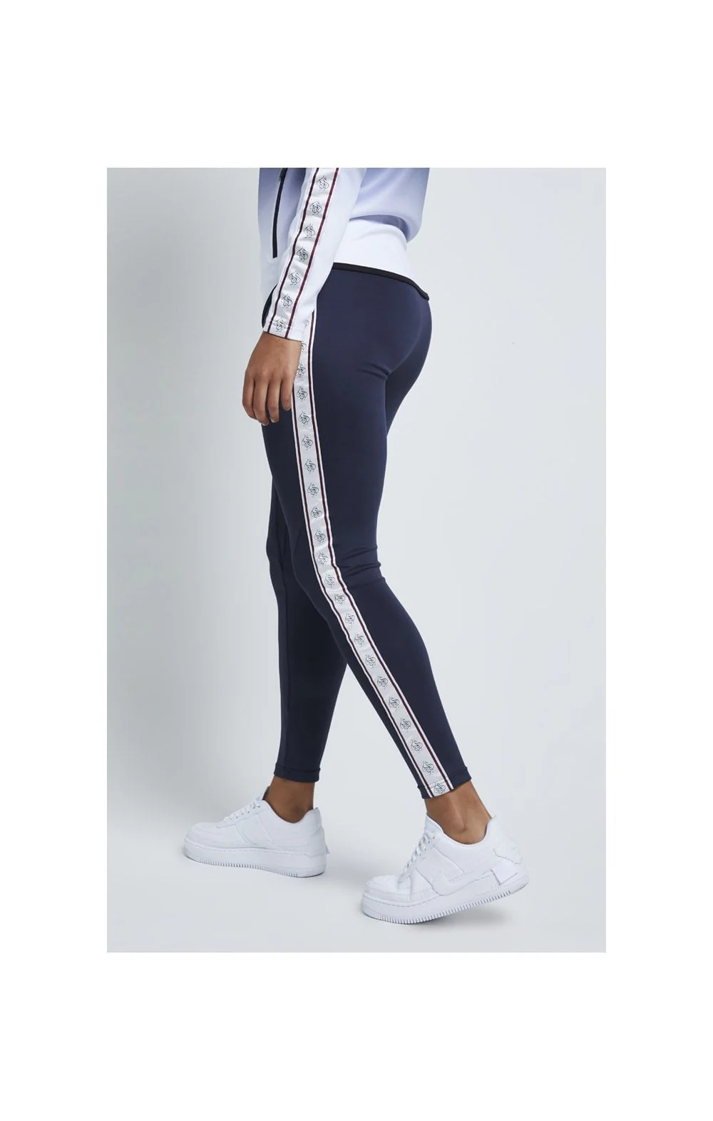 SikSilk Tape Athlete Track Pants - Ebony - Image 5