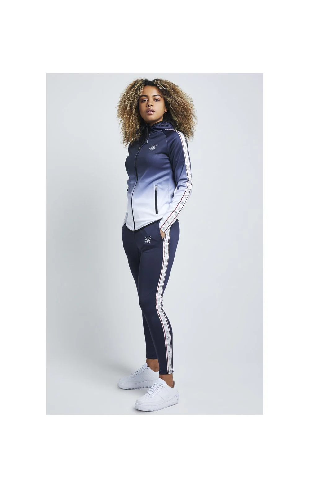 SikSilk Tape Athlete Track Pants - Ebony - Image 6