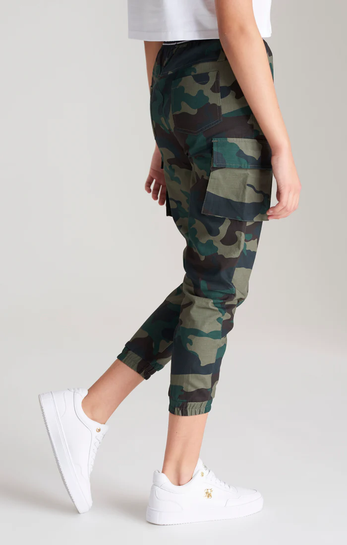Girls Camo Taped Cargo Pant - Image 2