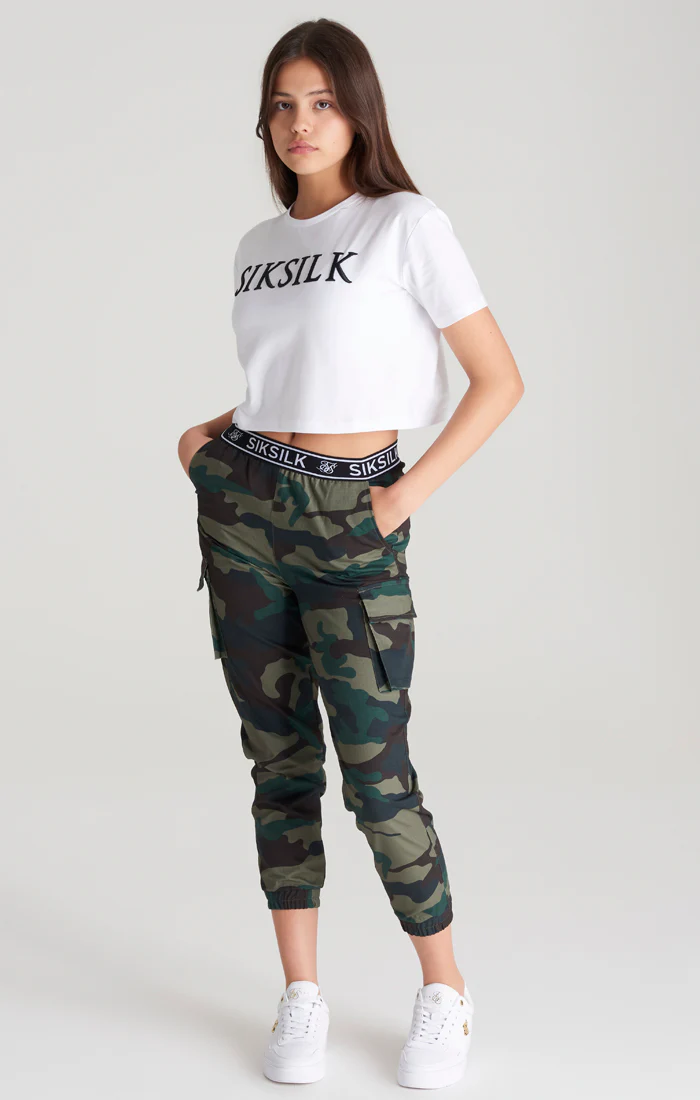 Girls Camo Taped Cargo Pant - Image 5