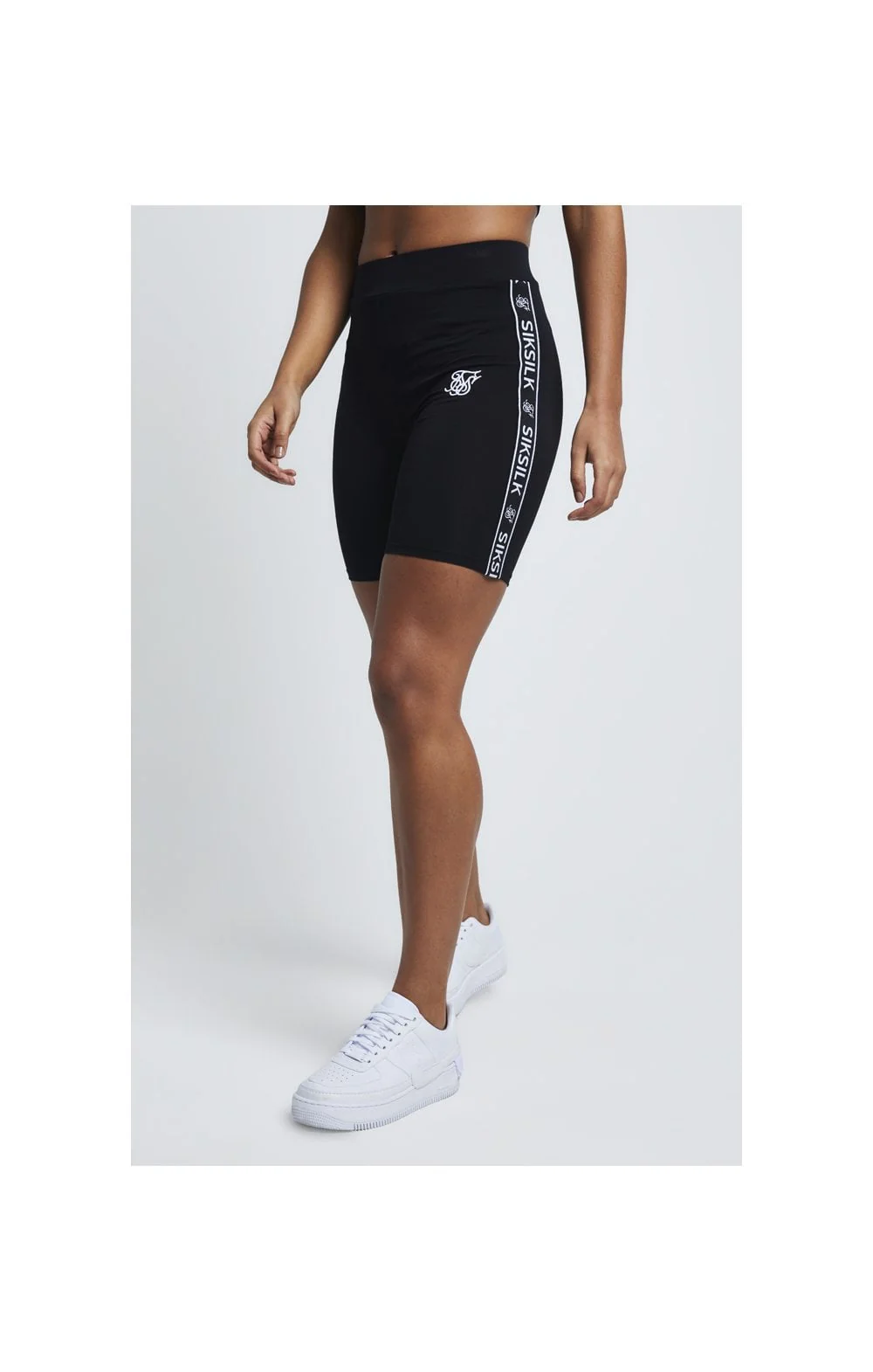SikSilk Tape Cycle Shorts - Black