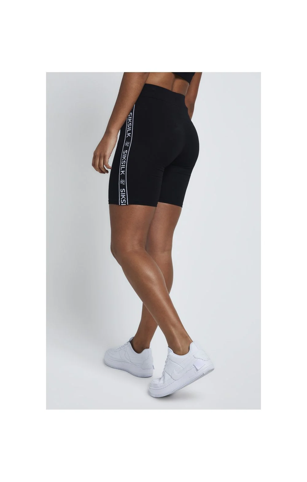 SikSilk Tape Cycle Shorts - Black - Image 2