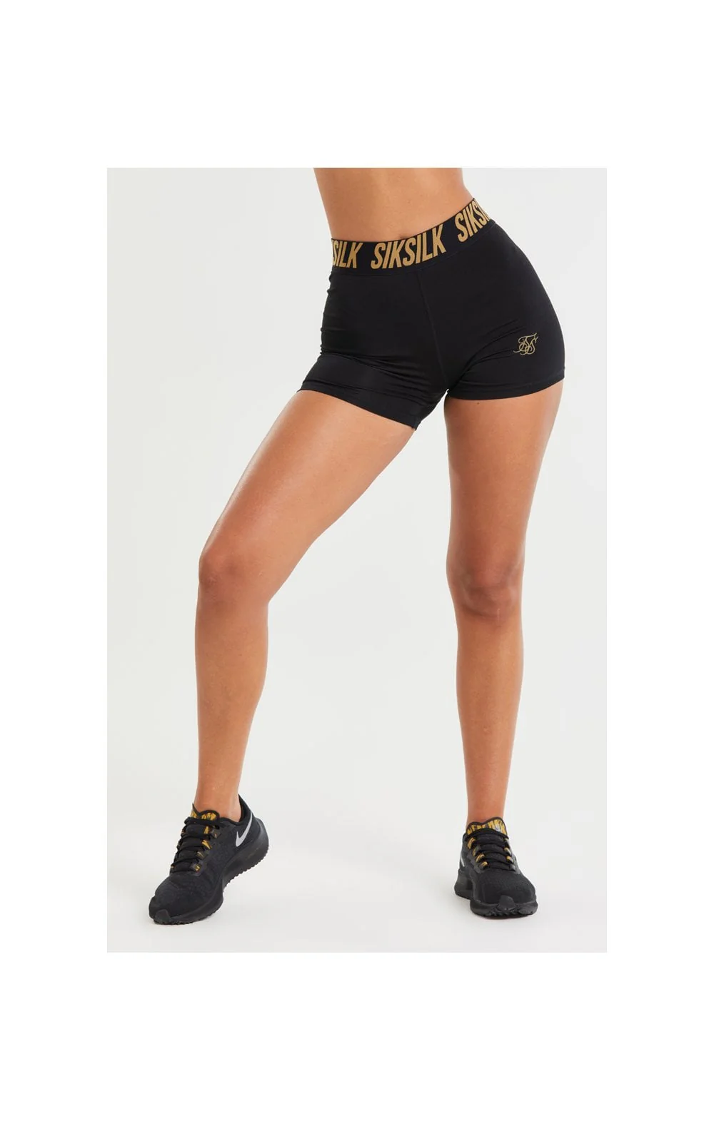 SikSilk Tape Gym Shorts - Black