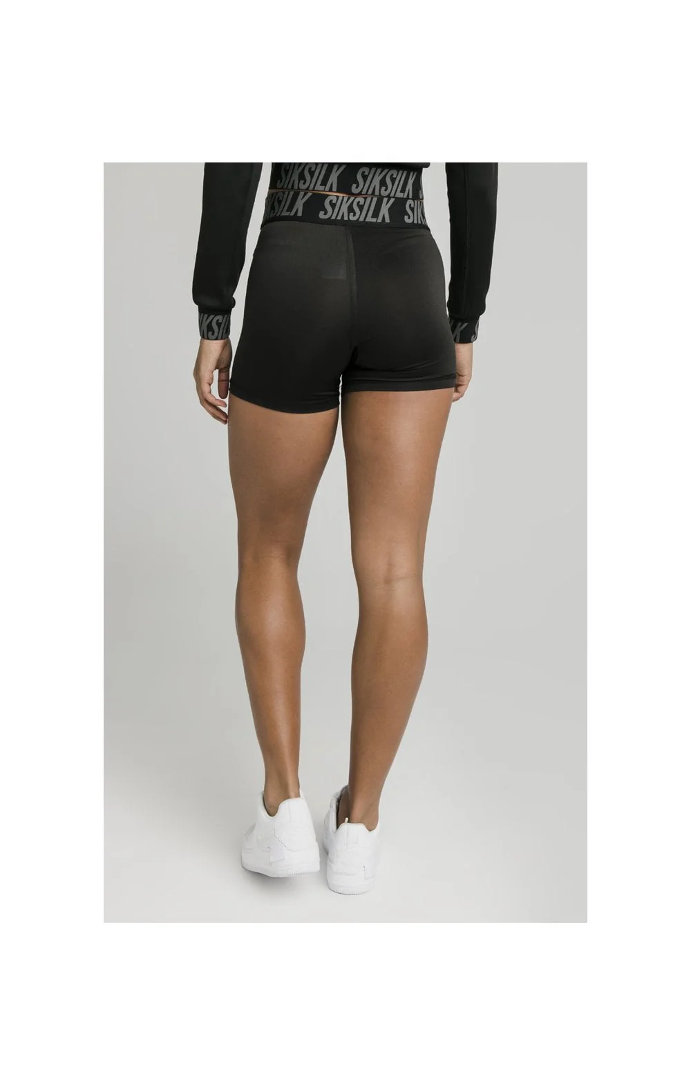 SikSilk Tape Gym Shorts - Black - Image 5