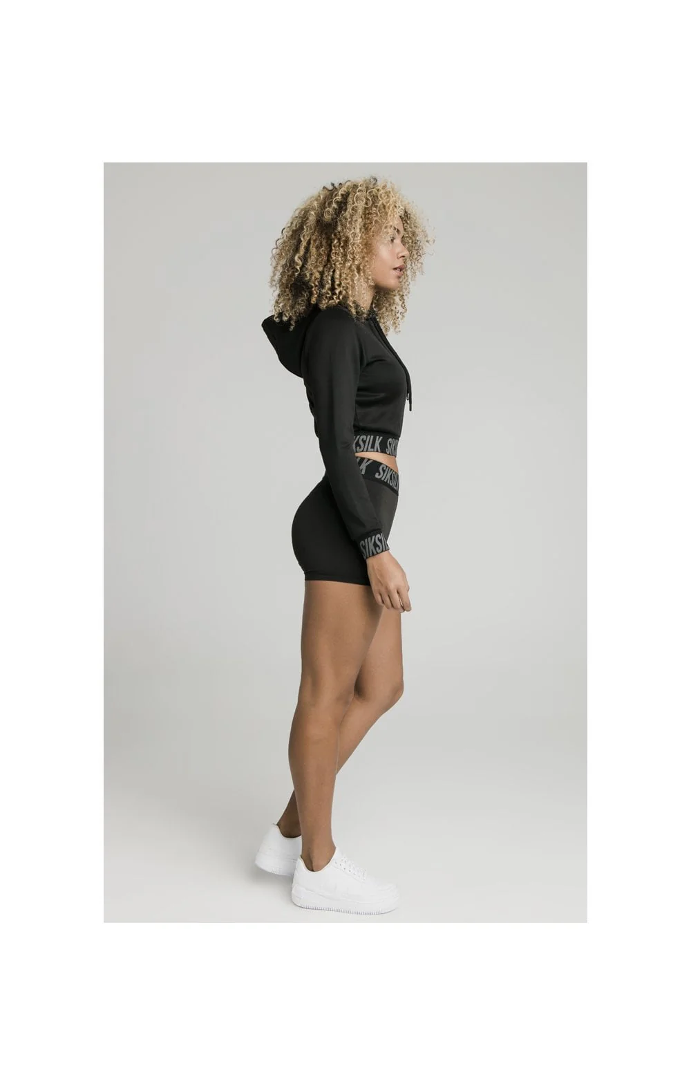 SikSilk Tape Gym Shorts - Black - Image 9