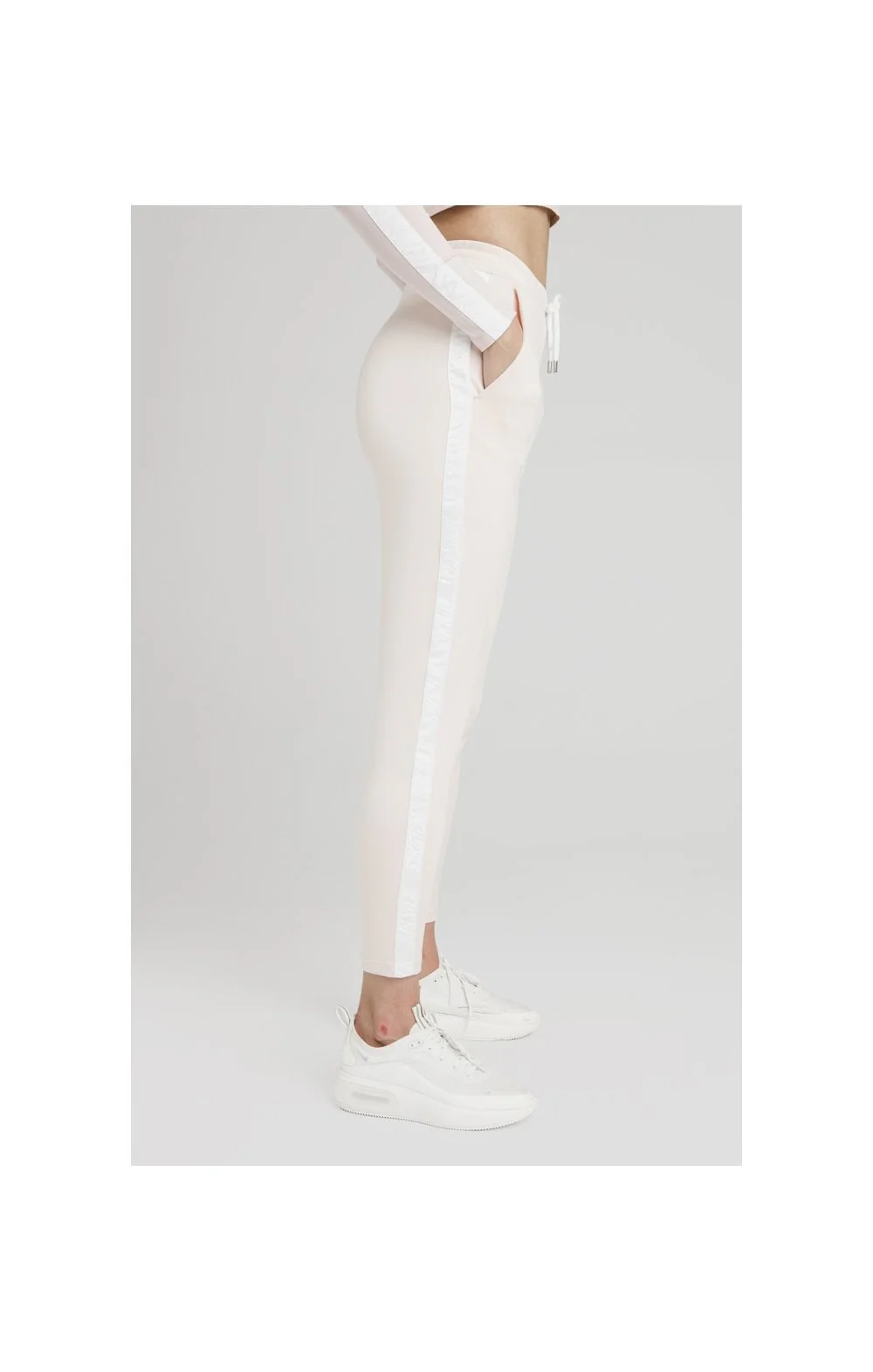SikSilk Tape Track Pants - Cloud Pink - Image 3