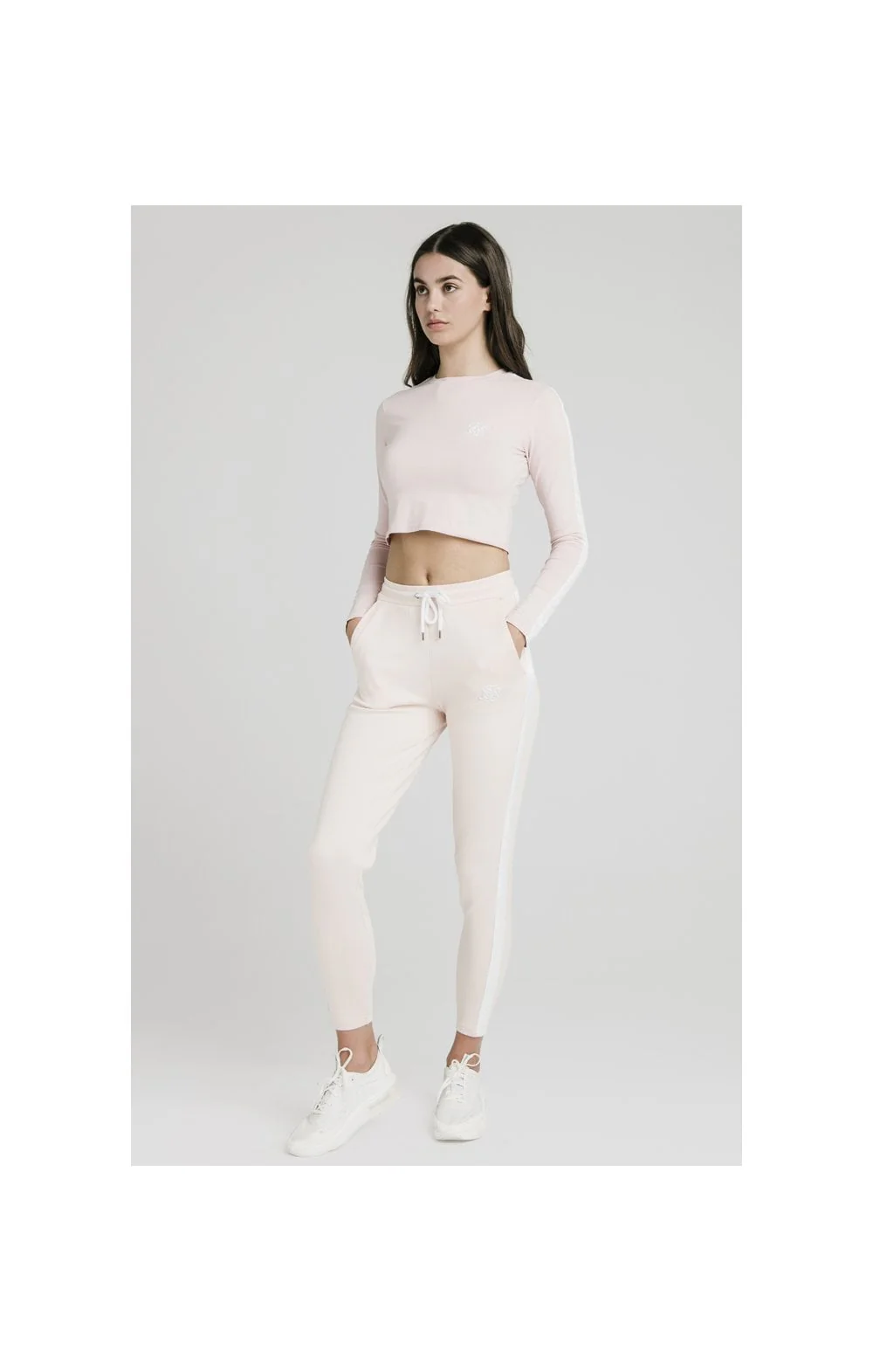 SikSilk Tape Track Pants - Cloud Pink - Image 6