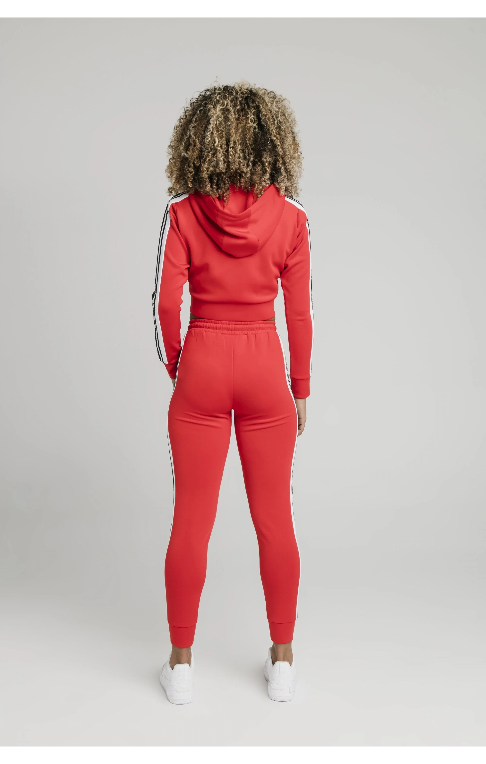 SikSilk Tape Track Top - Red - Image 5