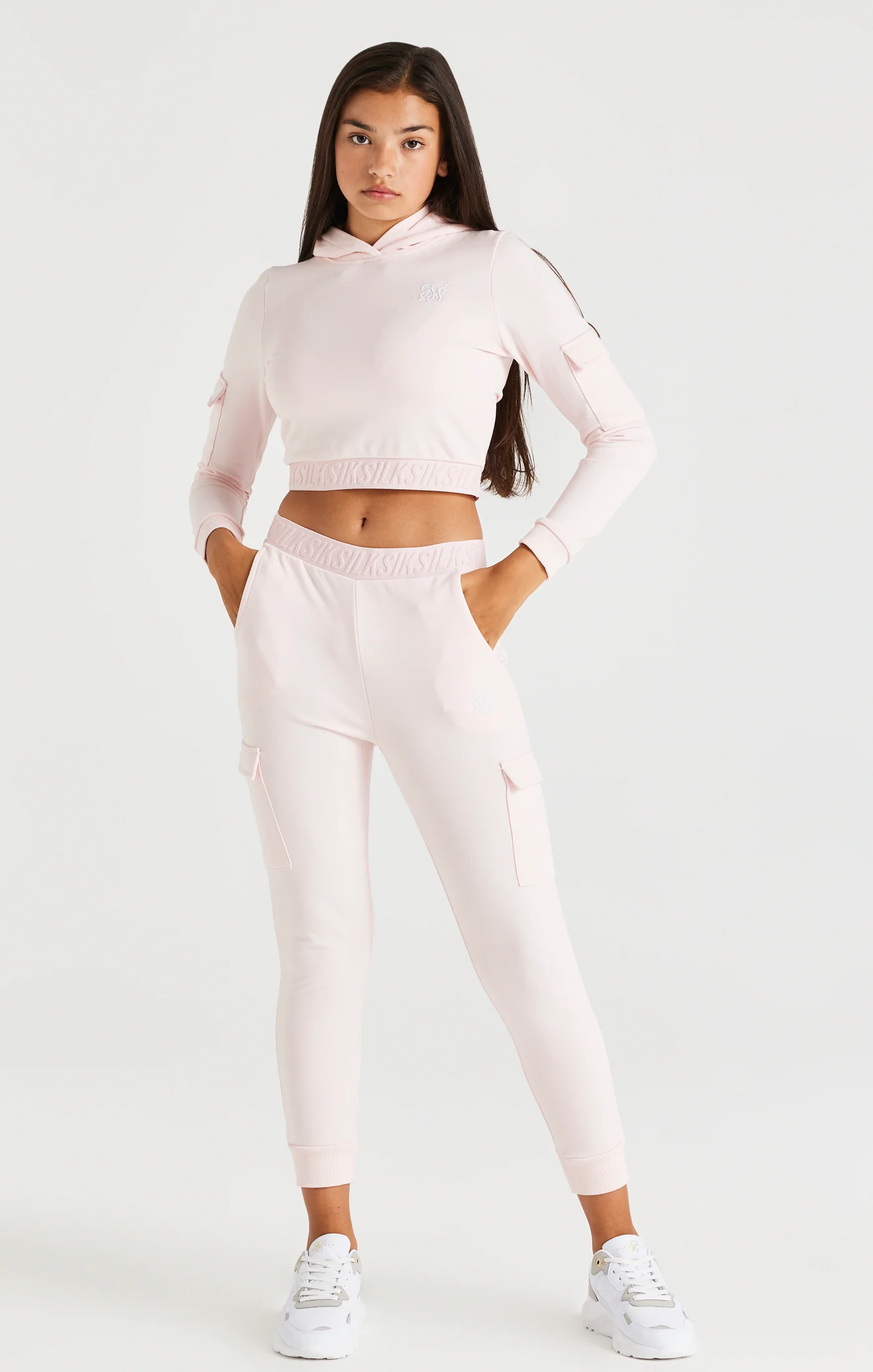 SikSilk Taped Cargo Overhead Hood - Pink - Image 3