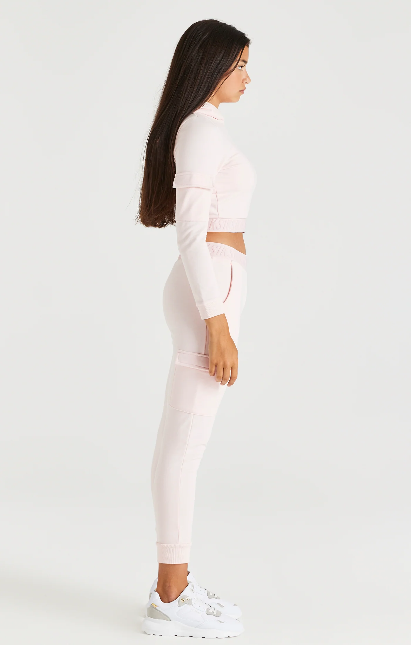 SikSilk Taped Cargo Pants - Pink - Image 5